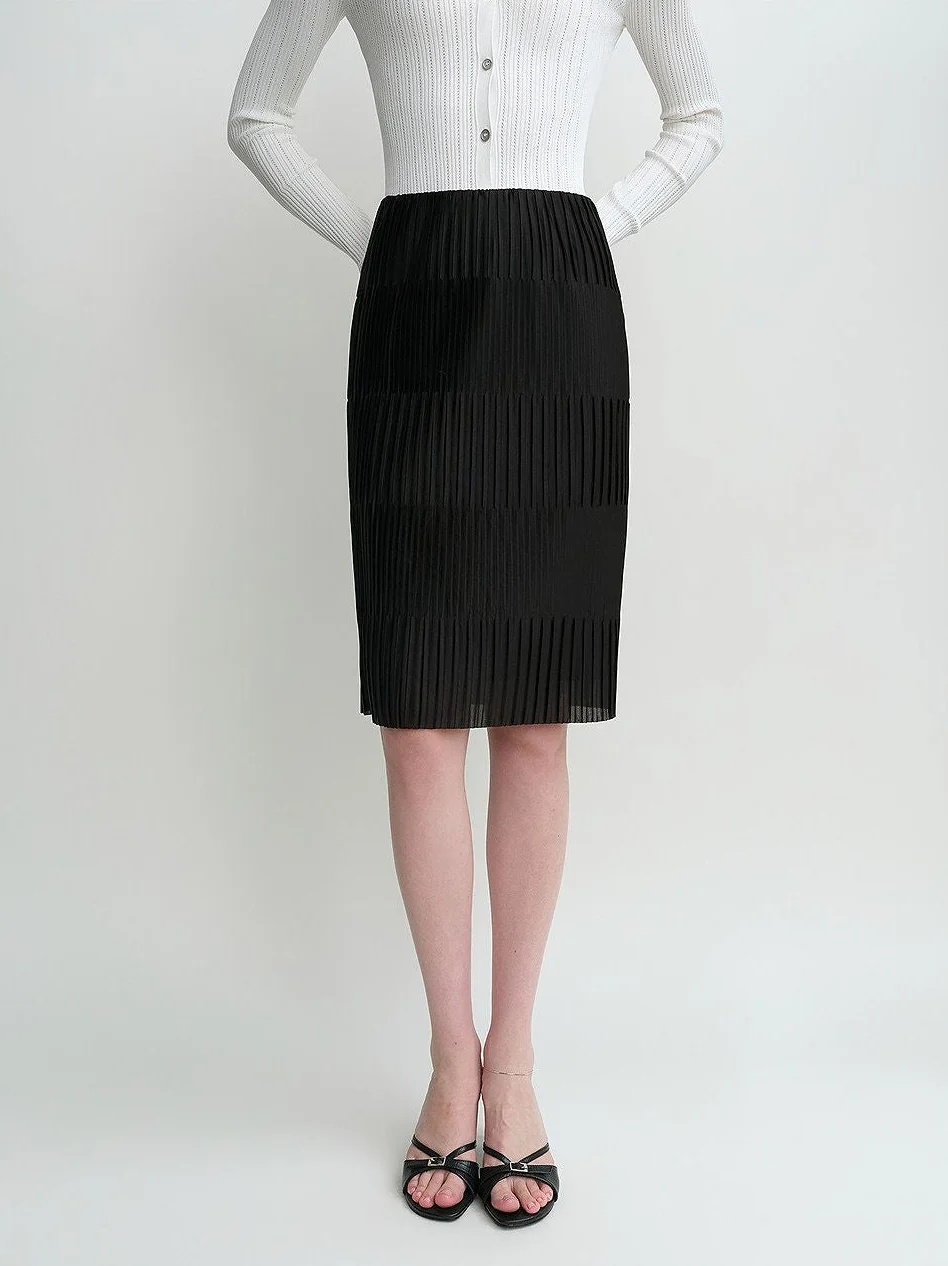 Tiered Pleat Dress - Image 7