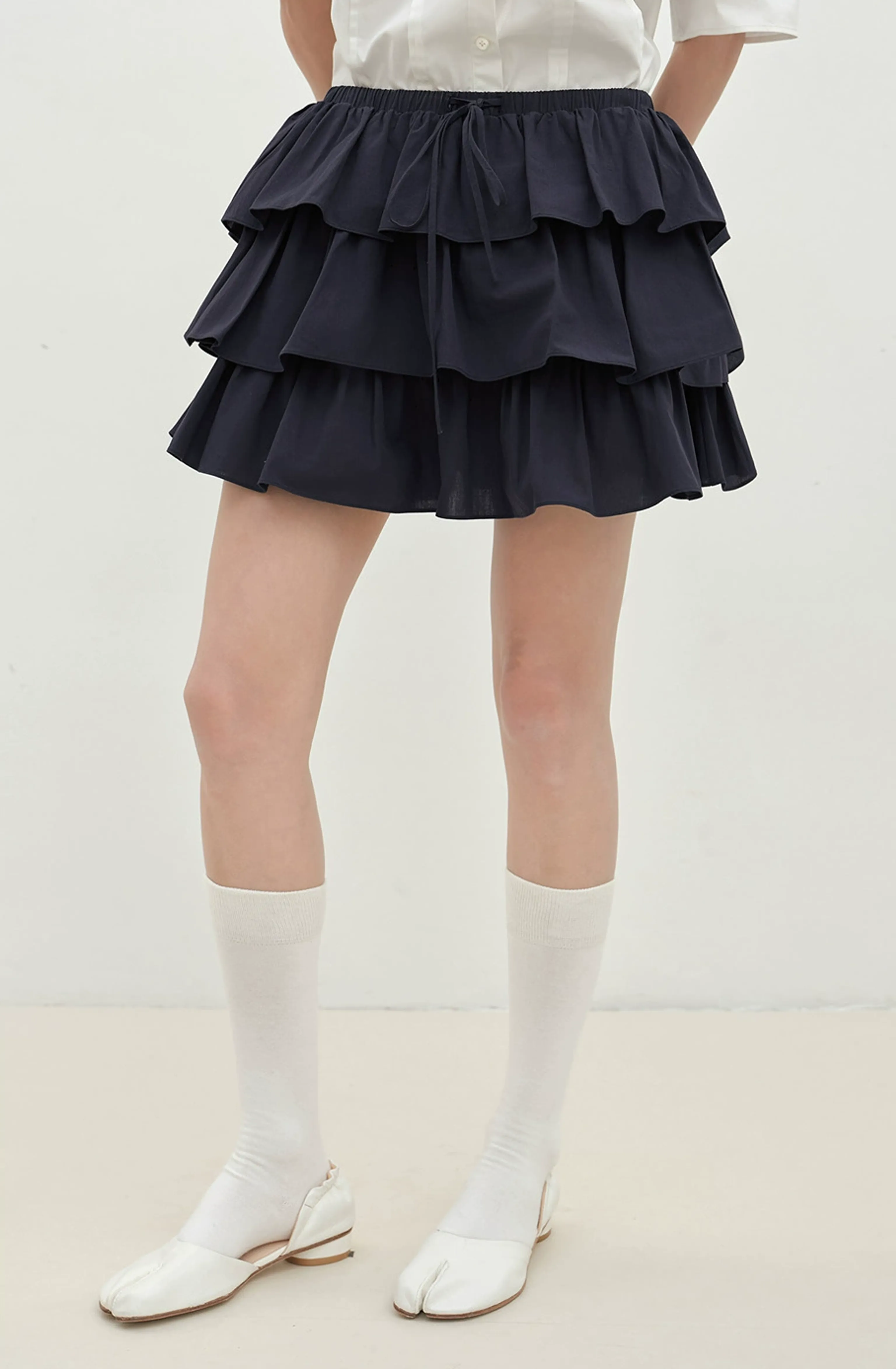 Tiered Ruffle Mini Skirt - Image 2