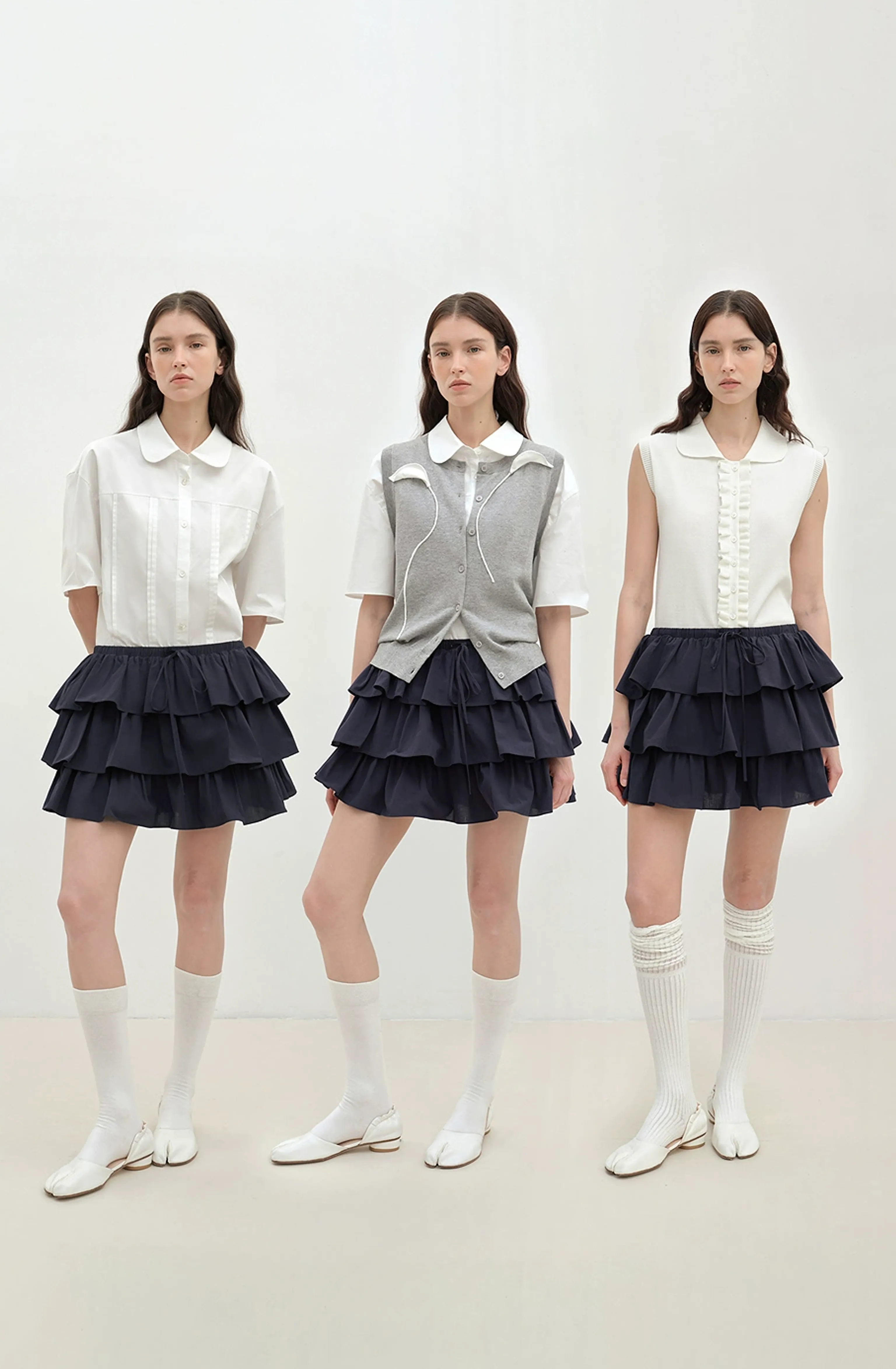 Tiered Ruffle Mini Skirt - Image 3