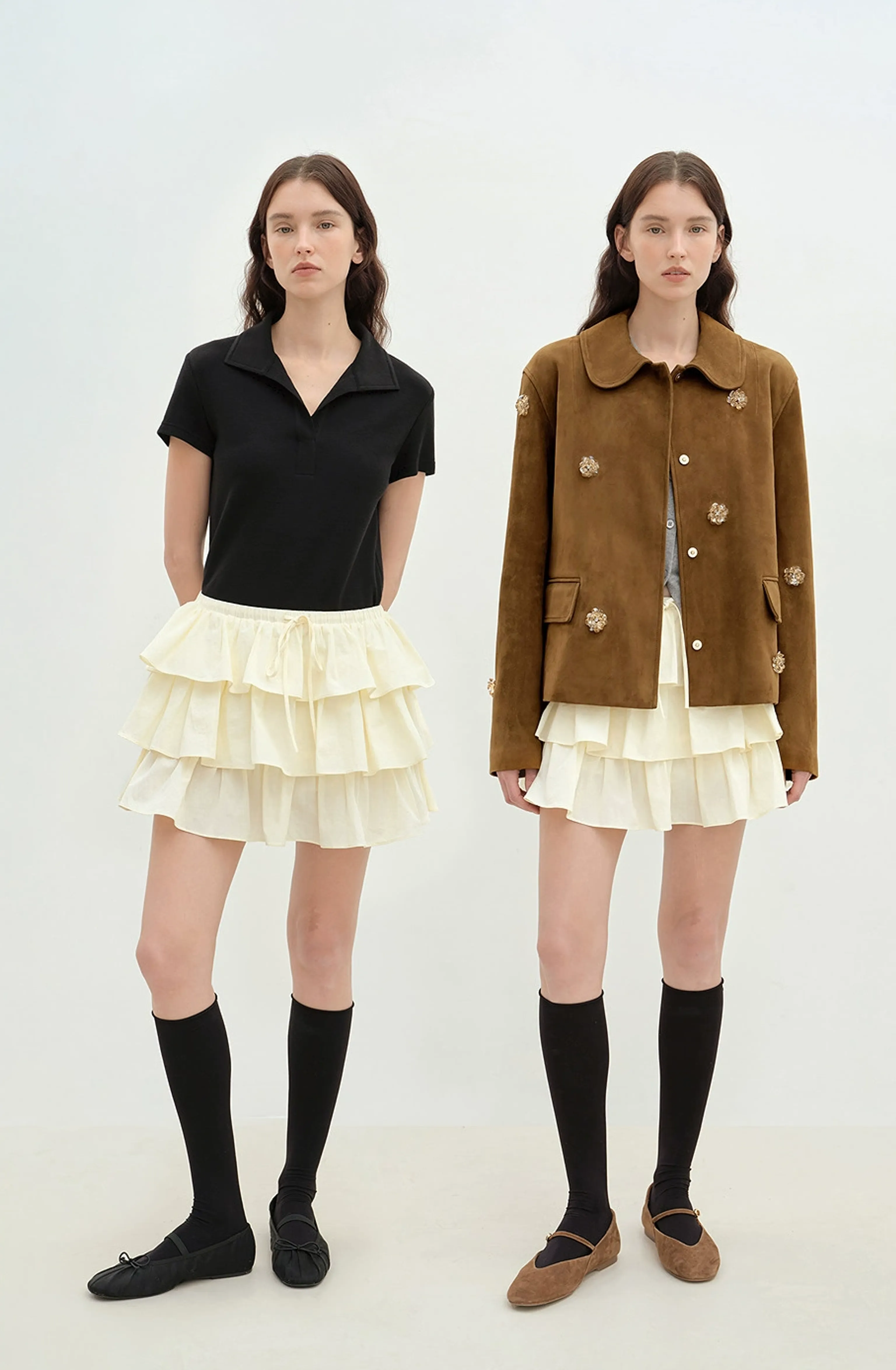 Tiered Ruffle Mini Skirt - Image 4