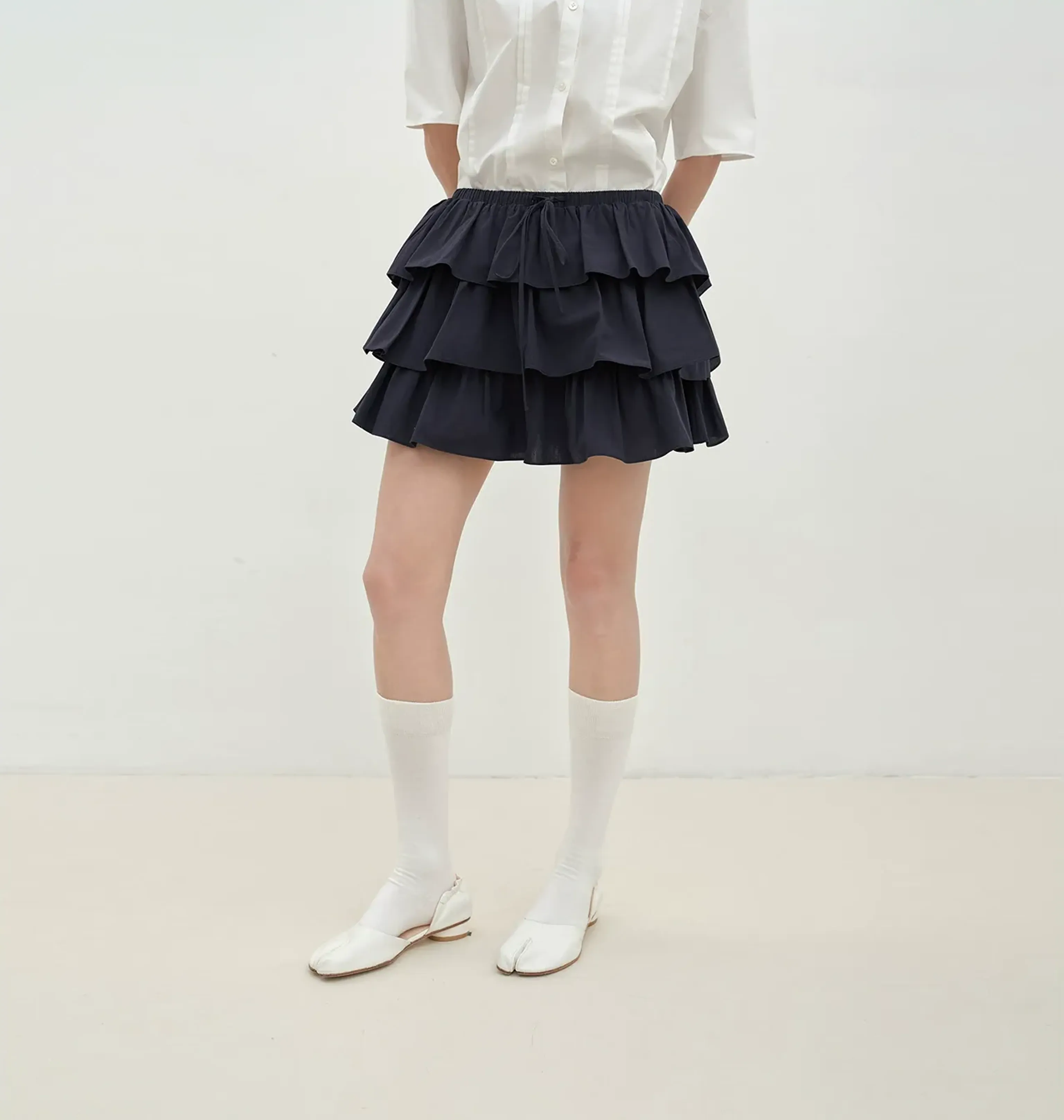 Tiered Ruffle Mini Skirt - Image 6
