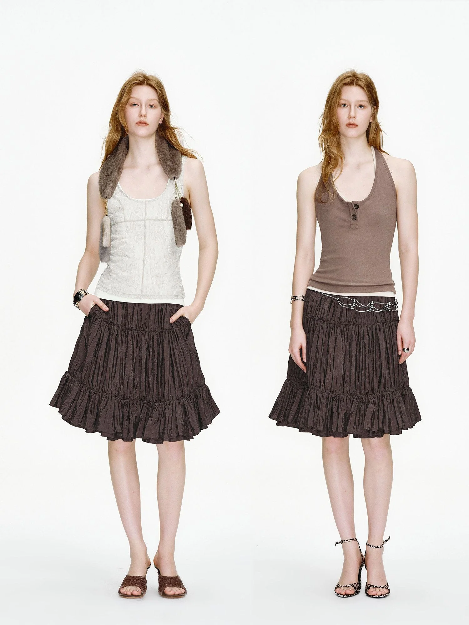 Tiered Ruffle Skirt - Image 5