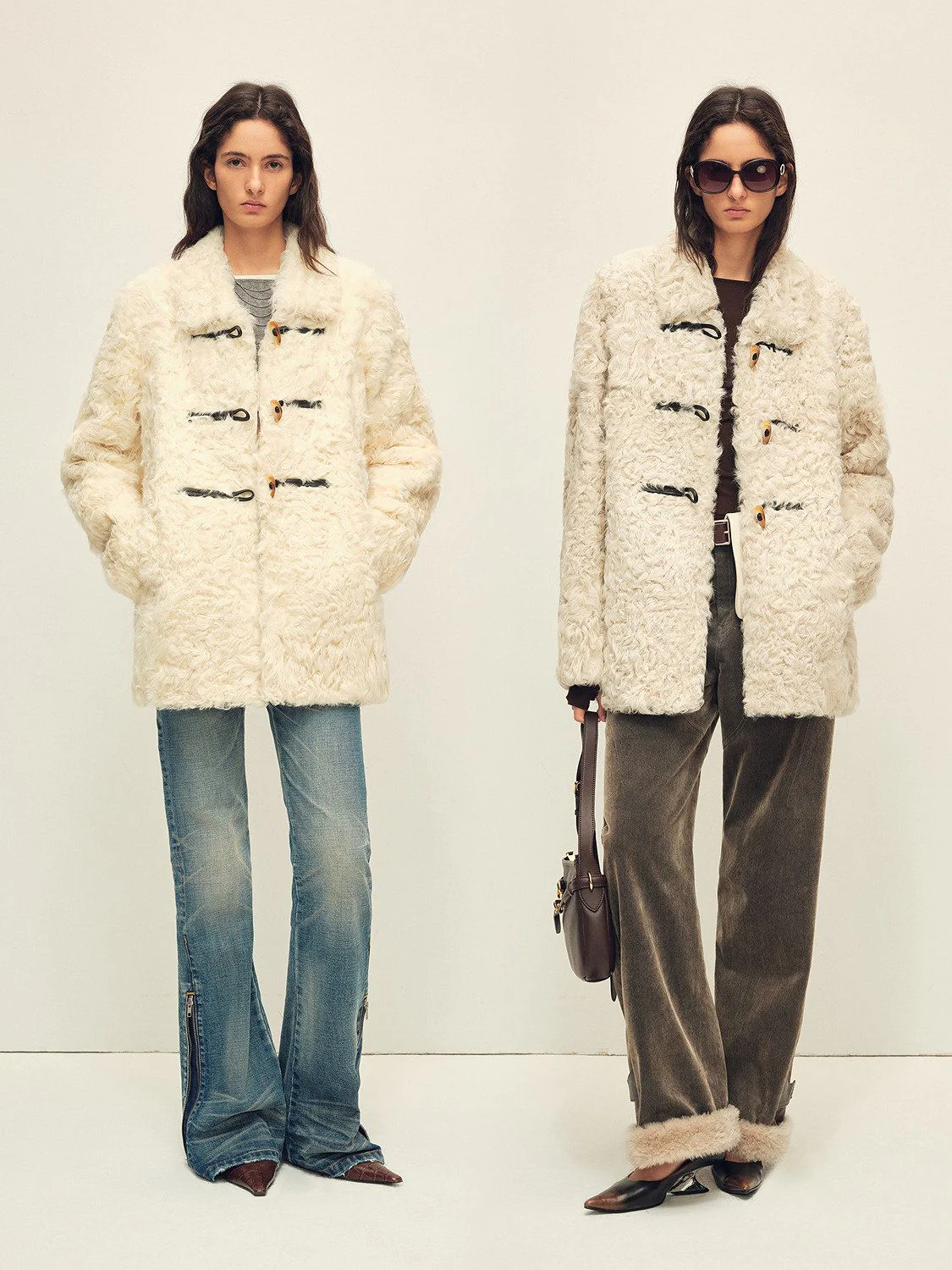Toggle Faux-Fur Coat - Image 4
