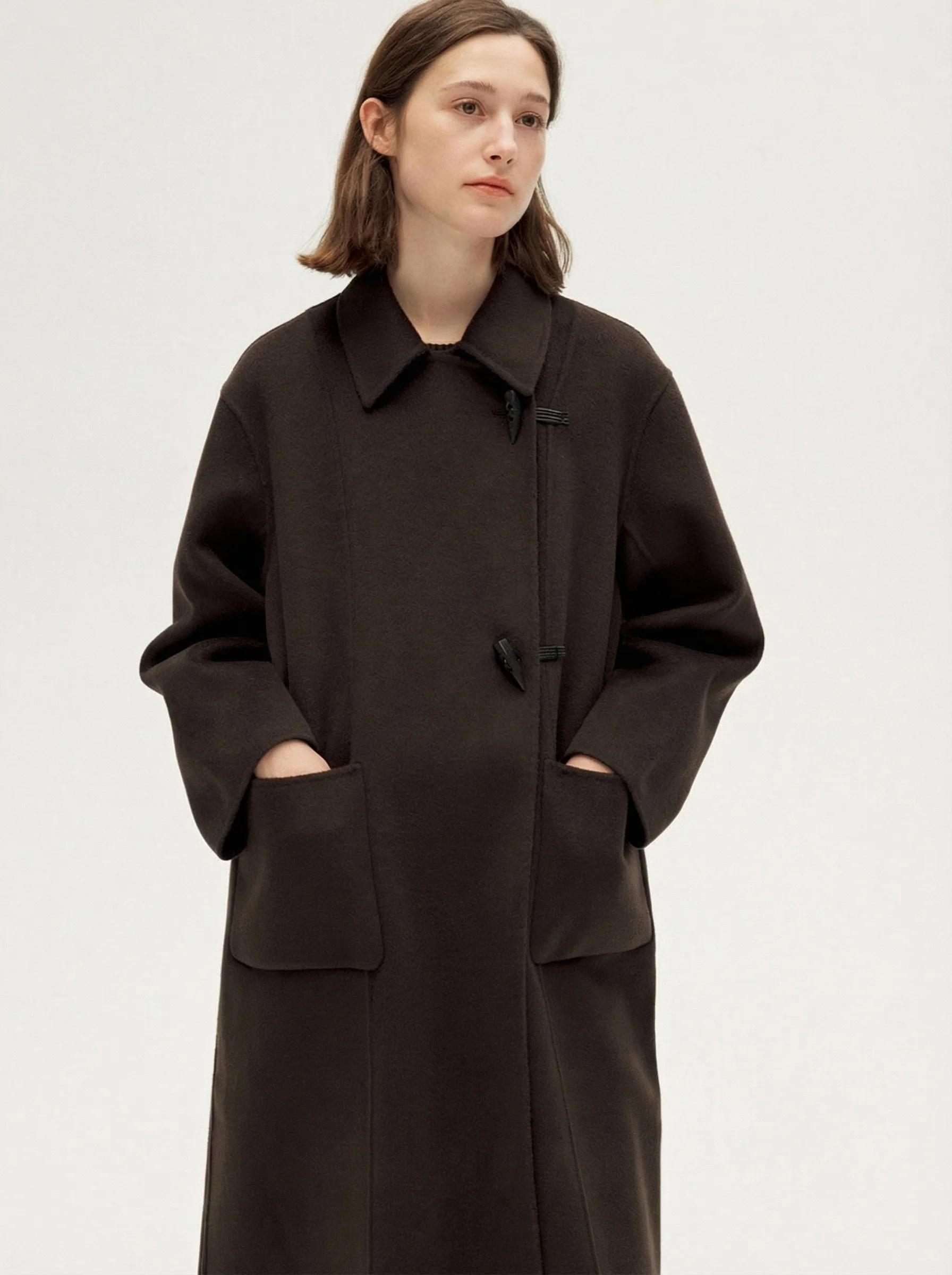 Toggle Long Coat - Image 2