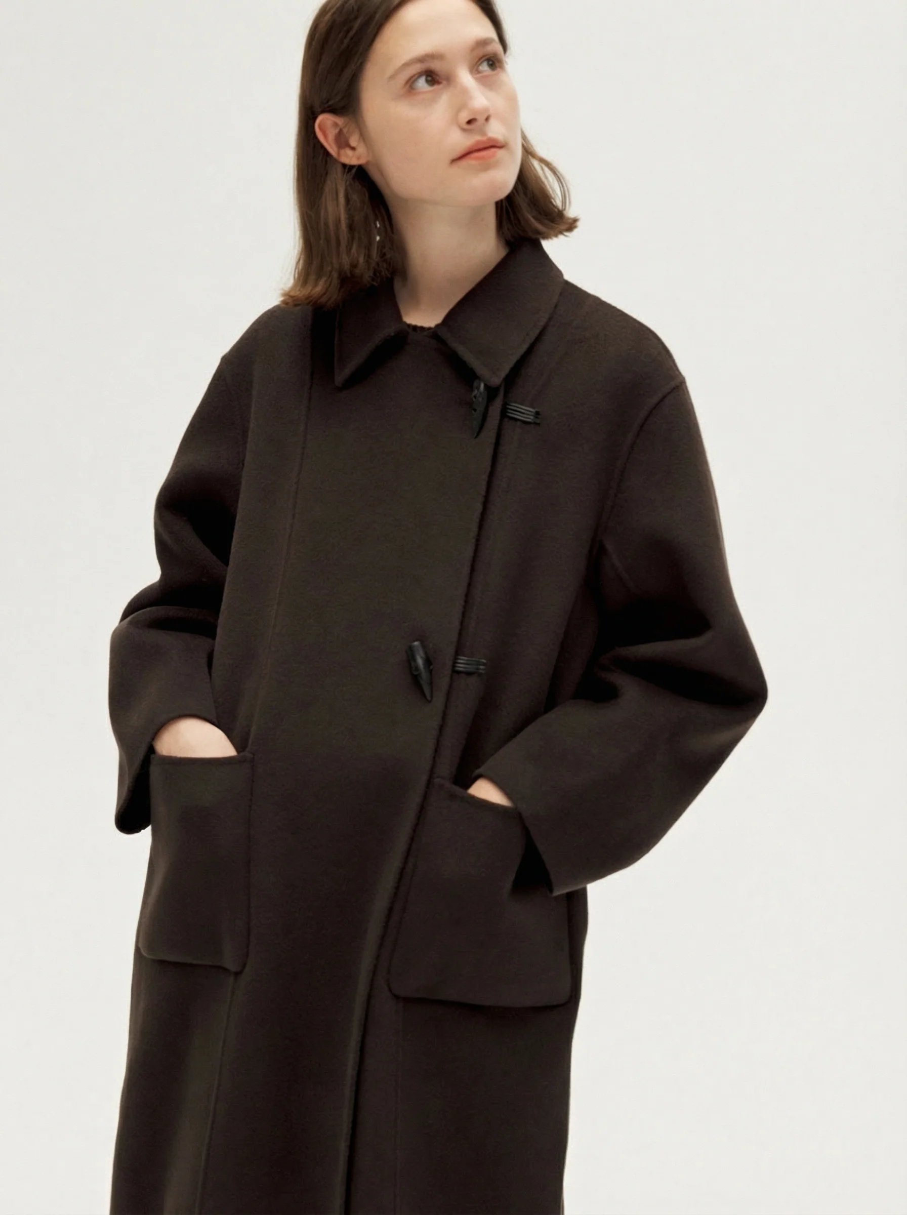 Toggle Long Coat - Image 5