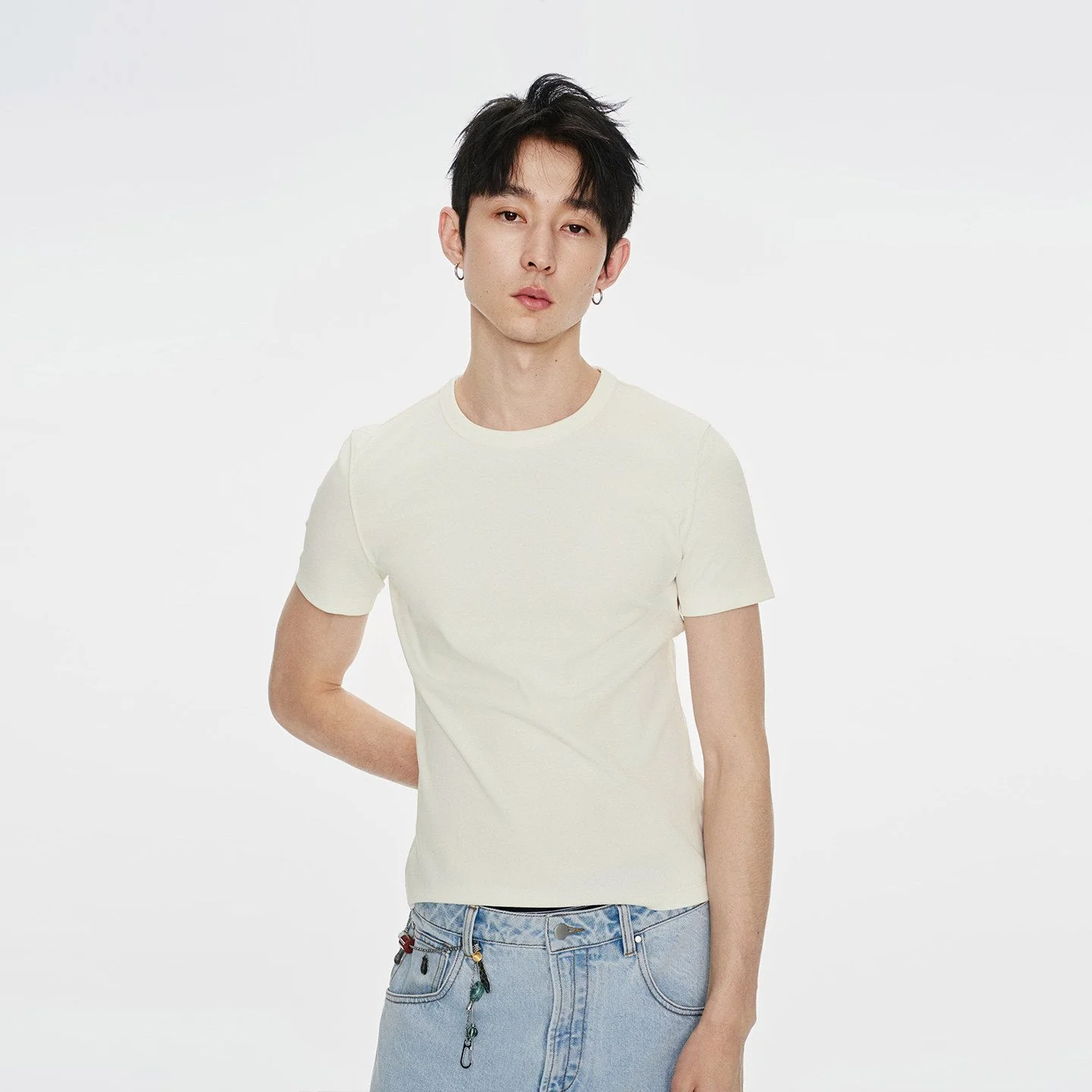 Tonal Logo Crew Tee - Image 5