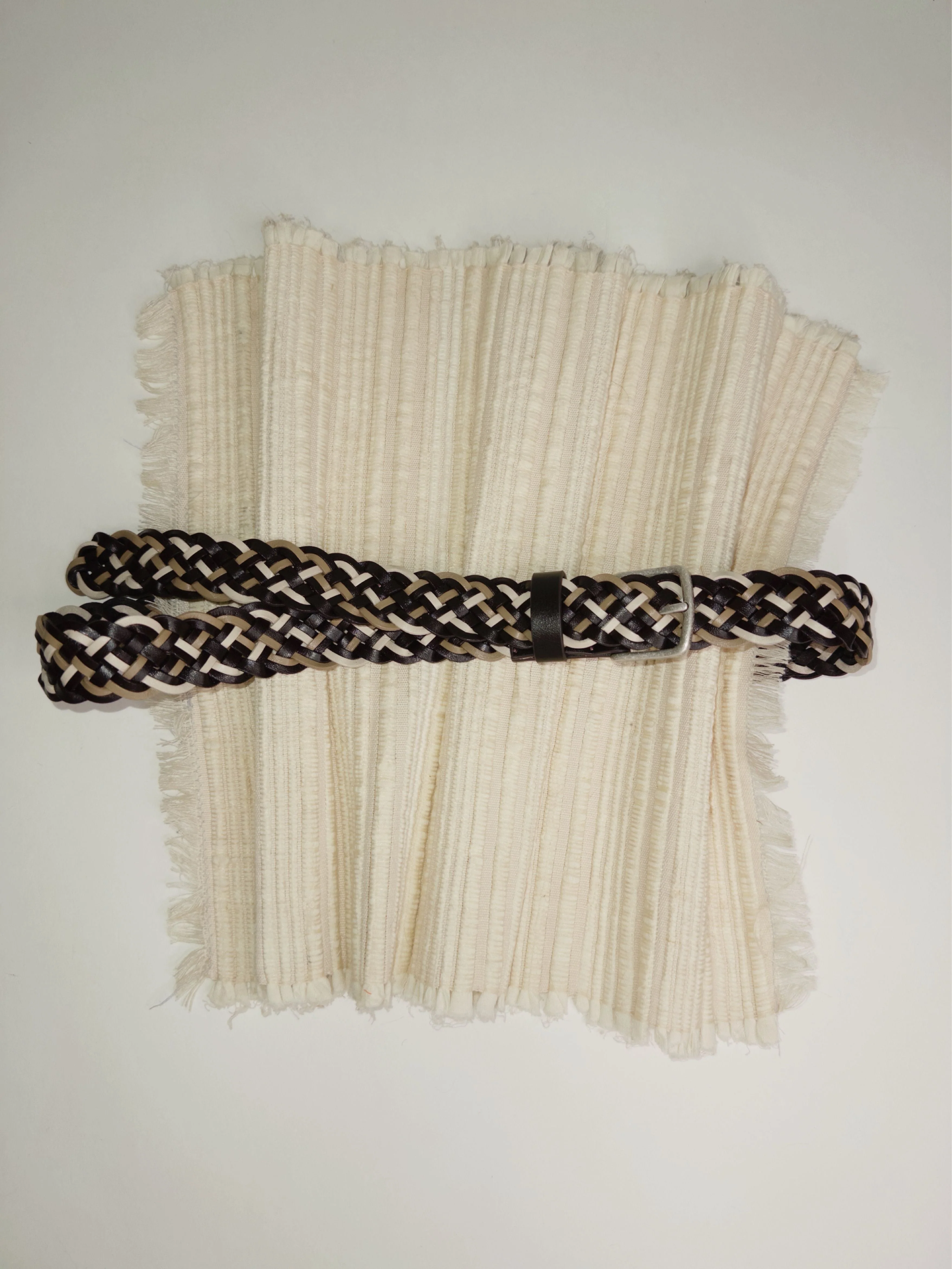 Top-Grain Braided Leather Belt - Image 6