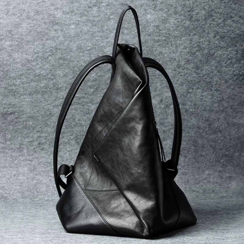 Top-Grain Leather 3-Way Backpack - Image 7