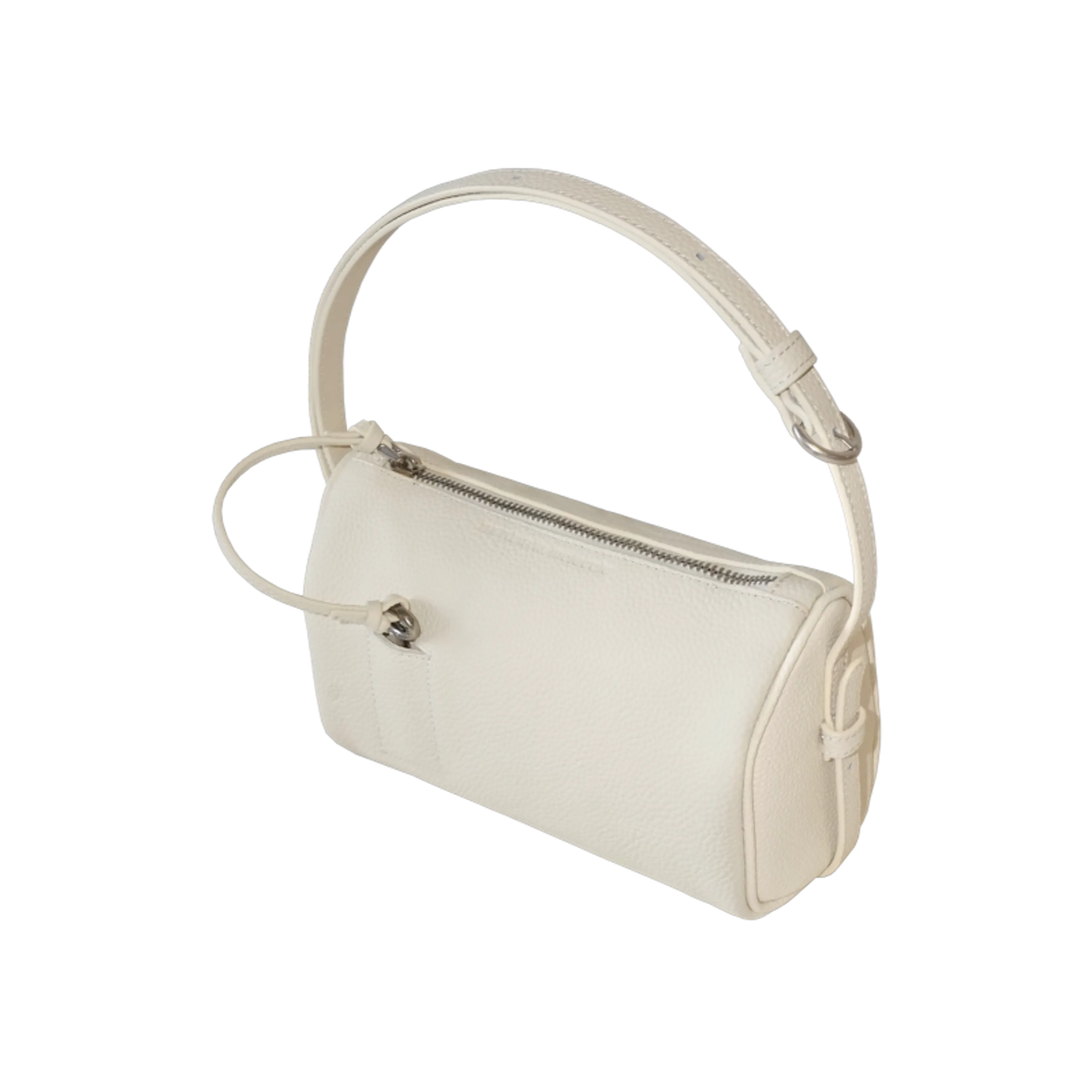 Top Grain Leather Barrel Shoulder Bag - Image 7