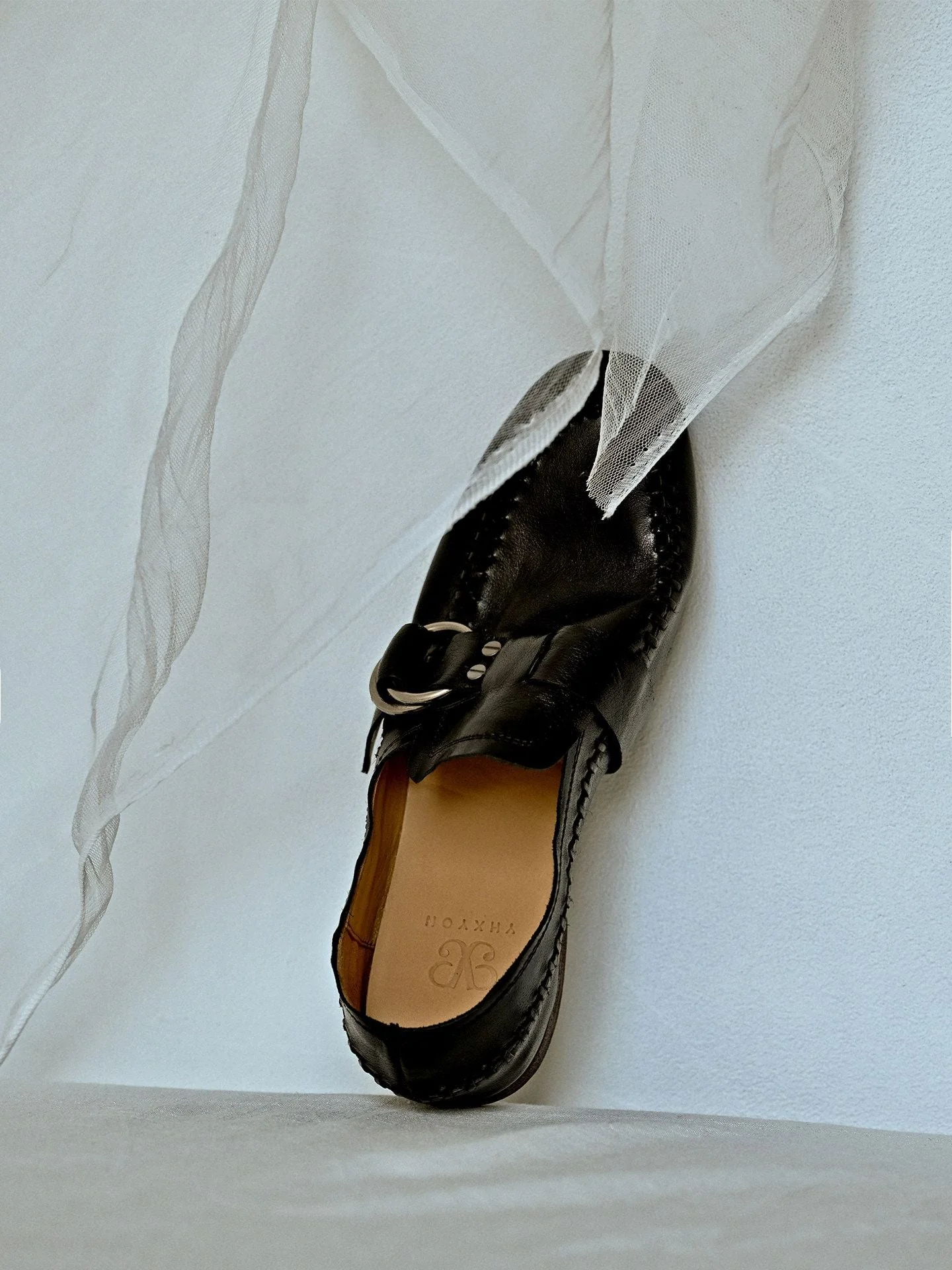 Top Grain Leather Buckle Moccasin Loafer - Image 3