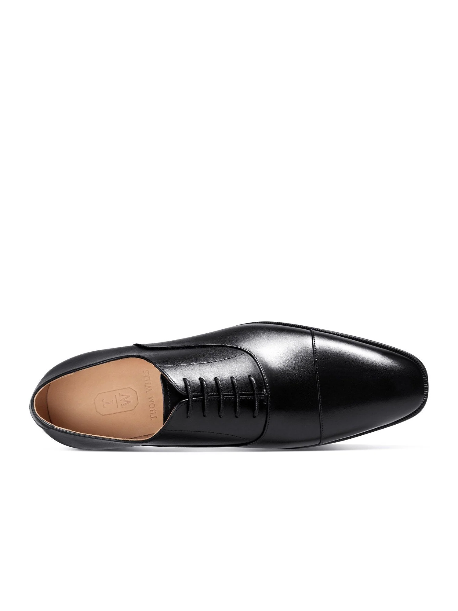Top-Grain Leather Cap-Toe Oxfords - Image 2