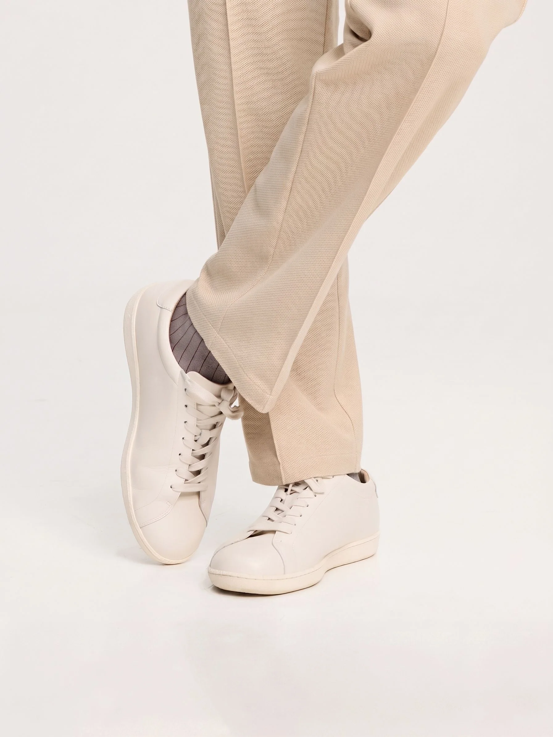 Top-Grain Leather Court Sneaker - Image 3
