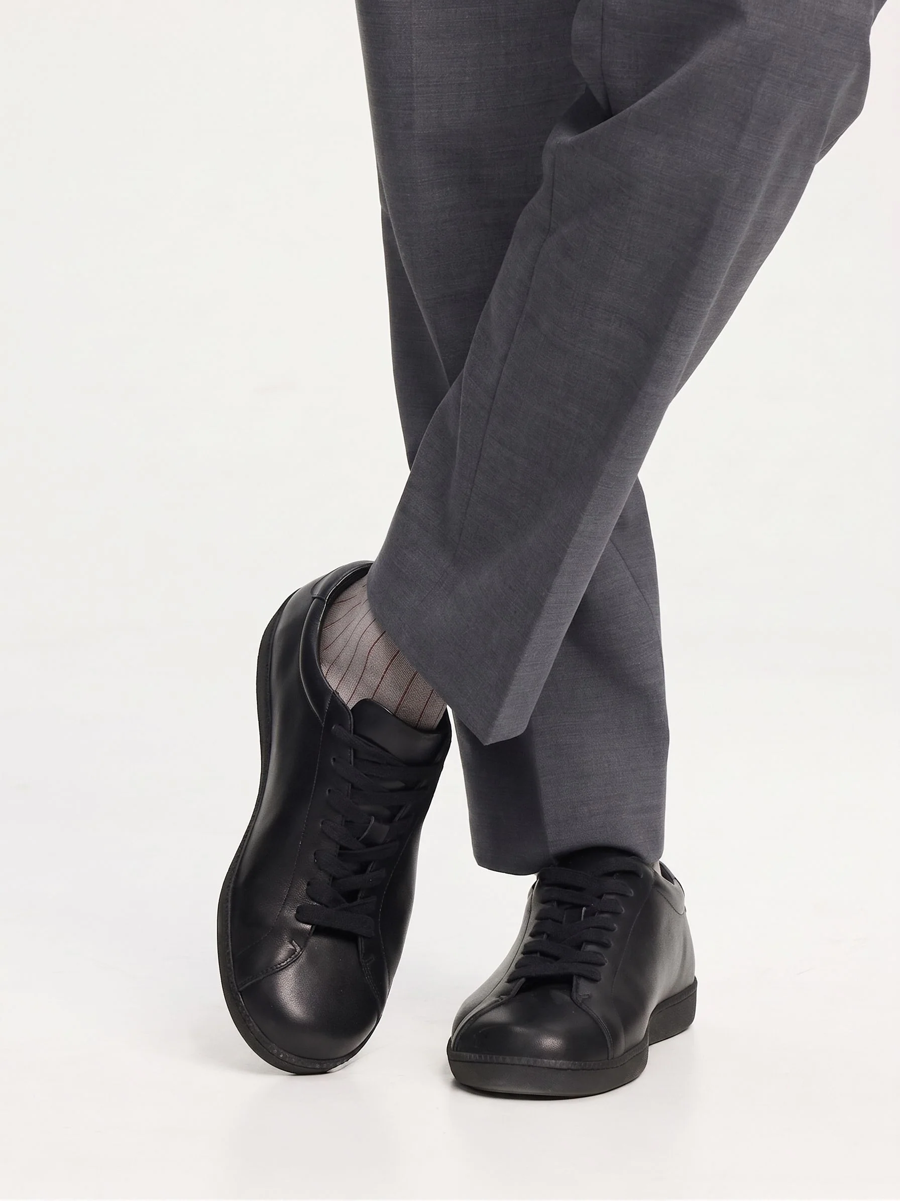 Top-Grain Leather Court Sneaker - Image 6