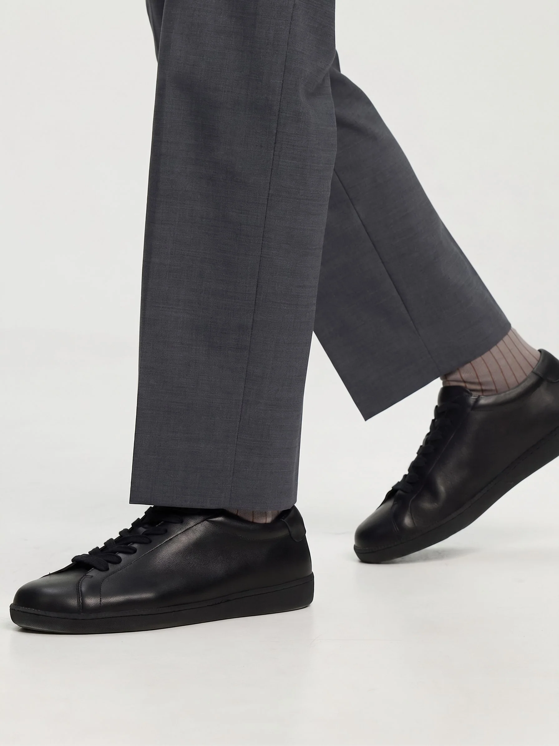 Top-Grain Leather Court Sneaker - Image 7
