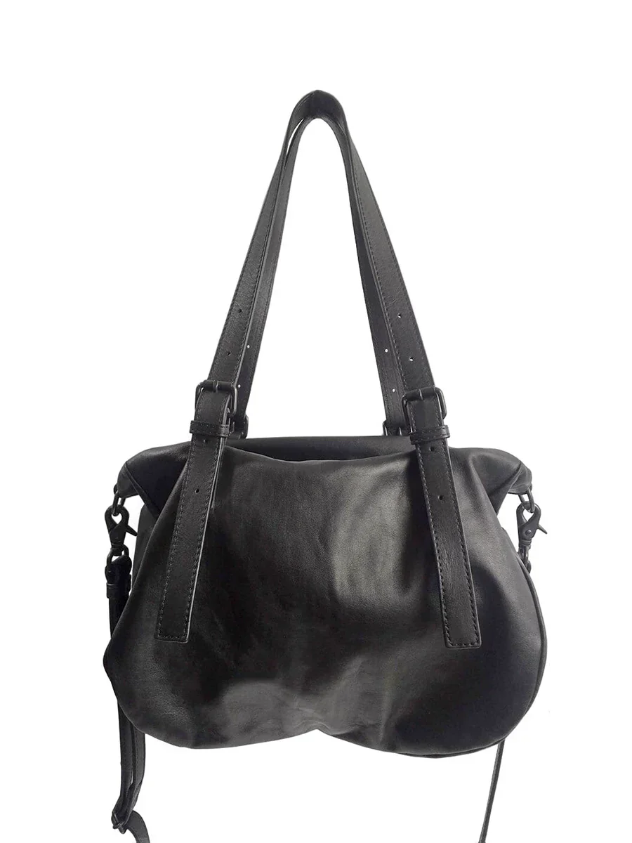 Top-Grain Leather Crossbody Bag - Image 5