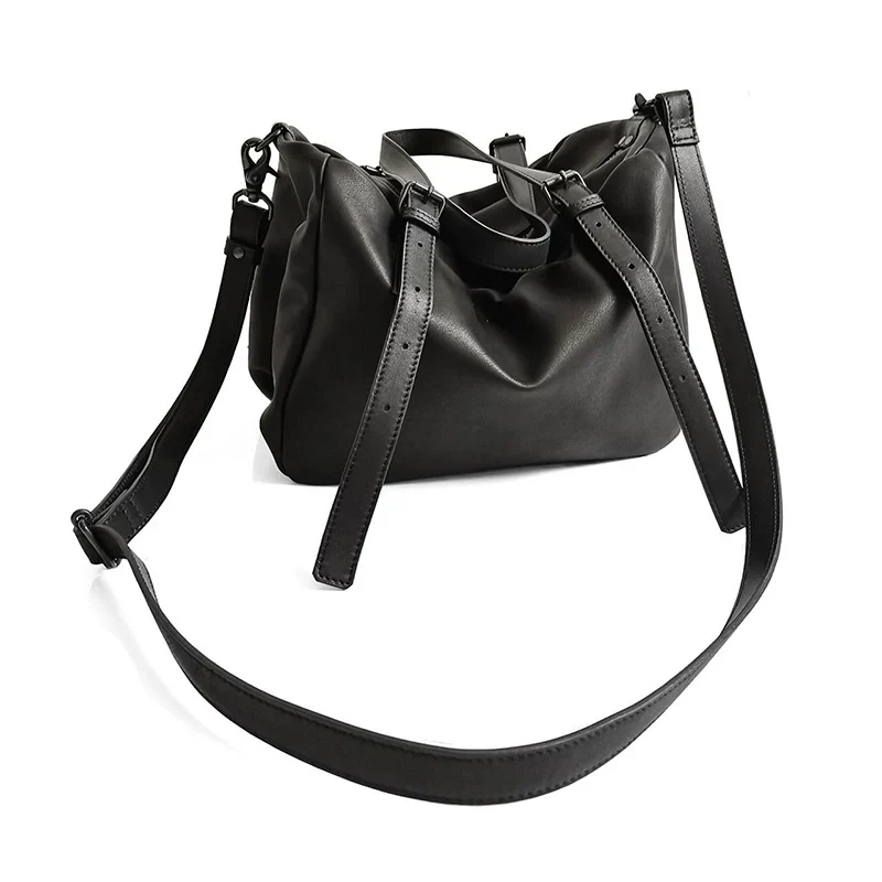 Top-Grain Leather Crossbody Bag - Image 6