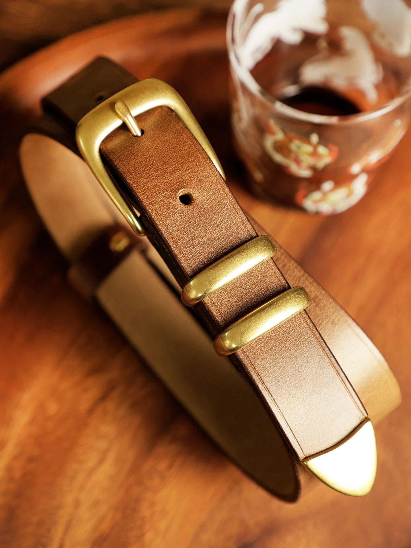 Top-Grain Leather Double-Keeper Belt - Image 6