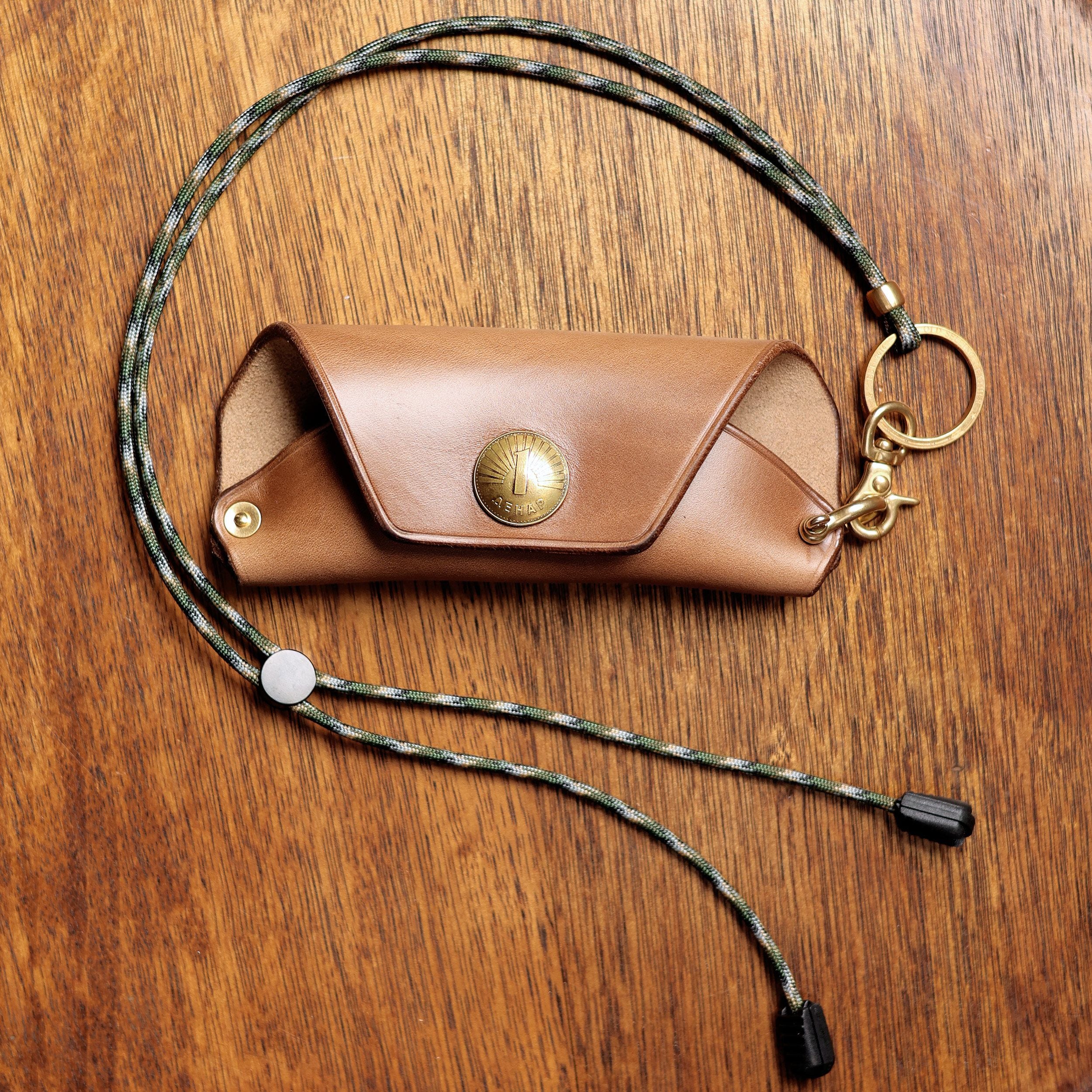 Top-Grain Leather Glasses Case - Image 9