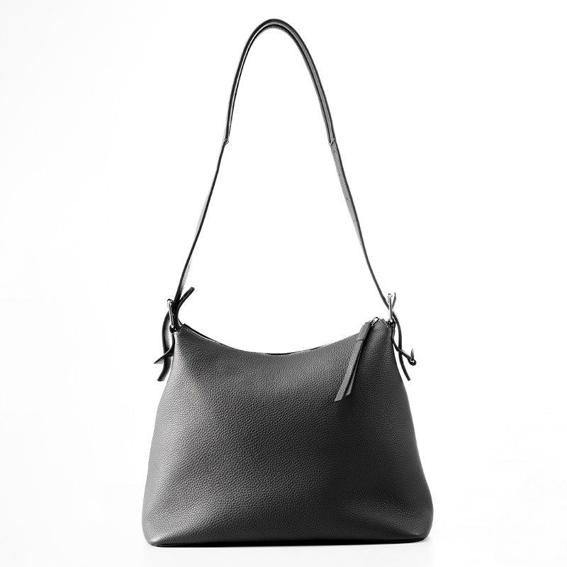 Top Grain Leather Hobo Bag - Image 7