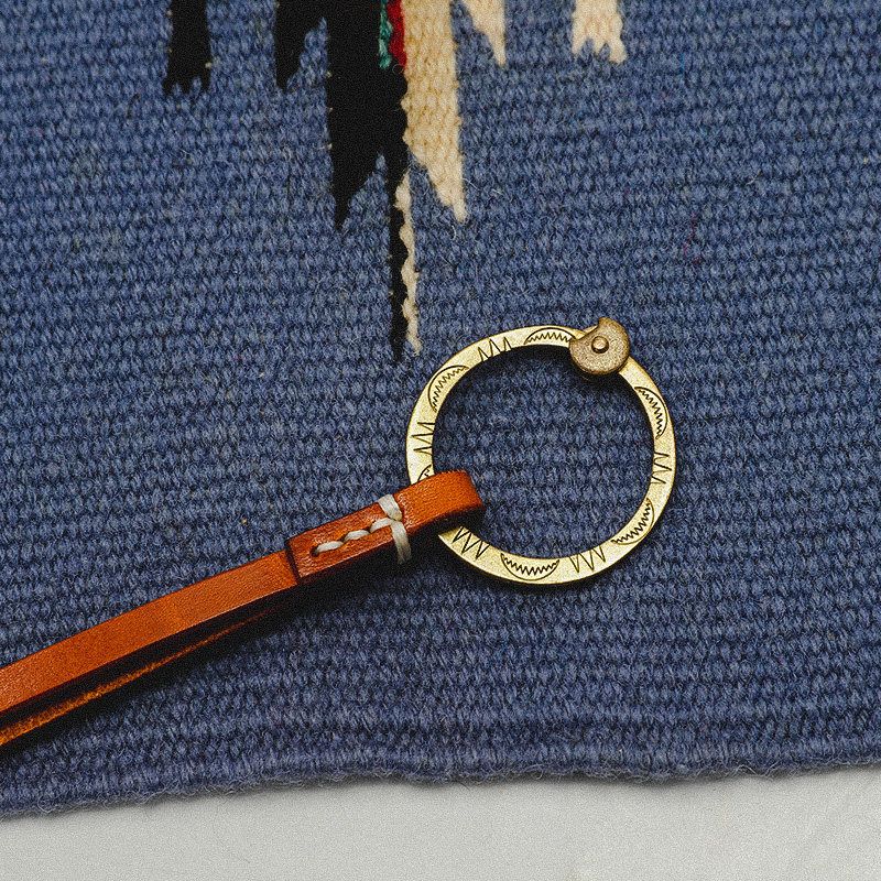 Top Grain Leather Key Lanyard - Image 9