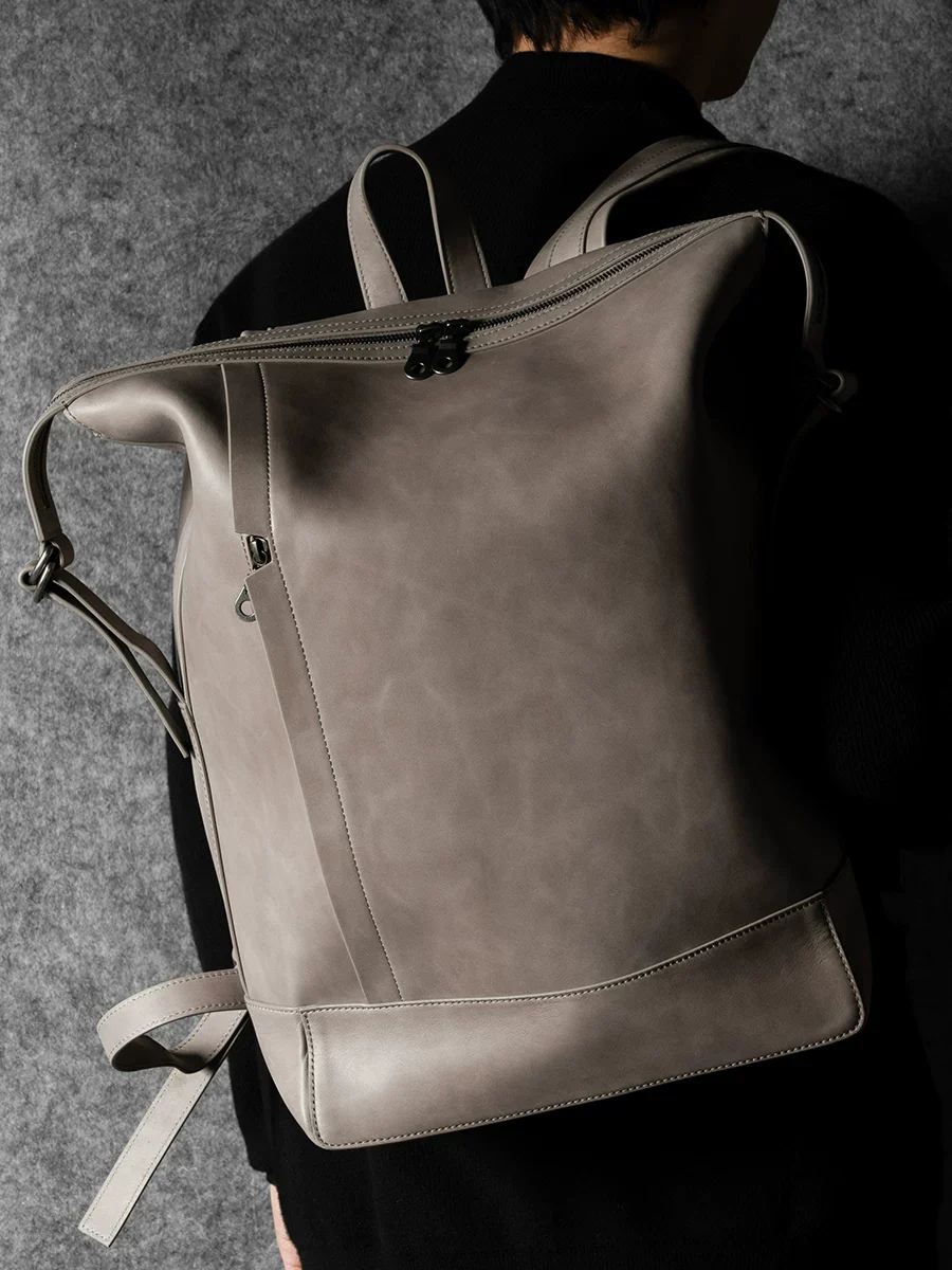 Top Grain Leather Laptop Backpack