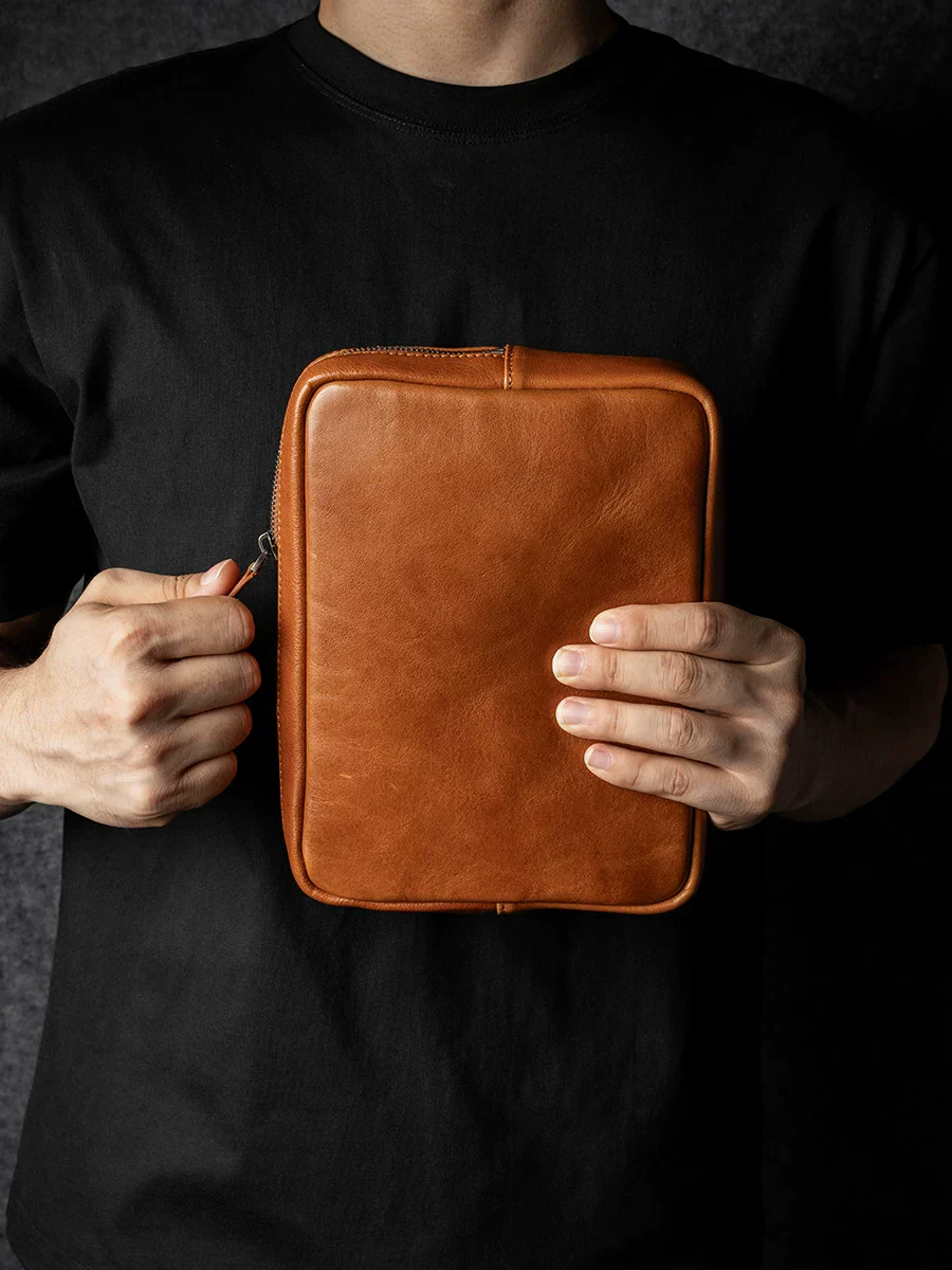 Top Grain Leather Organizer Pouch