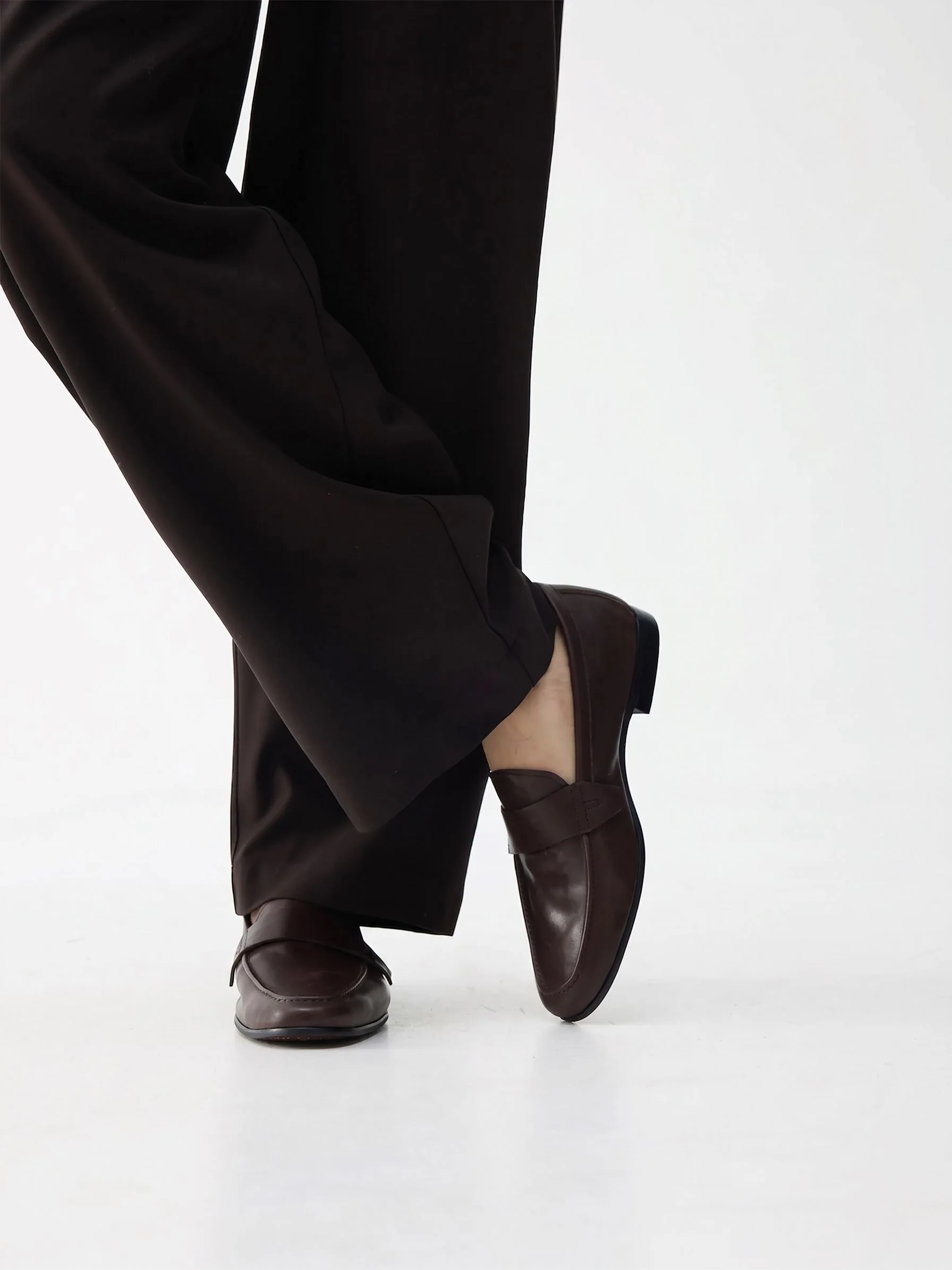 Top-Grain Leather Penny Loafers - Image 4