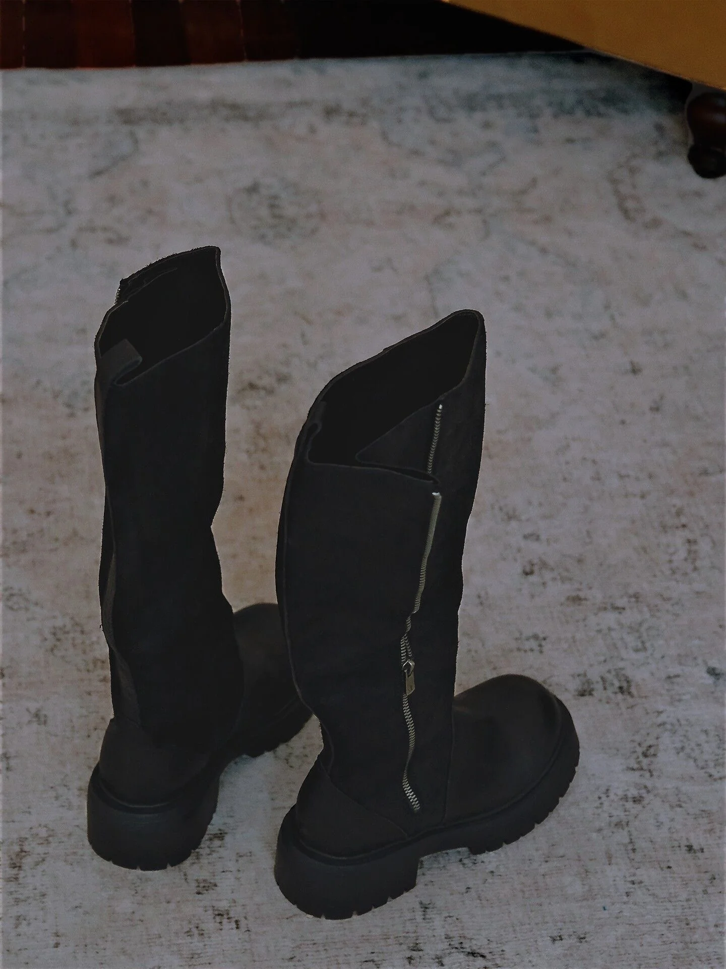 Top-Grain Leather Side-Zip Tall Boots - Image 8