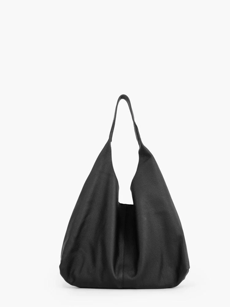 Top Grain Leather Slouchy Hobo Bag - Image 6