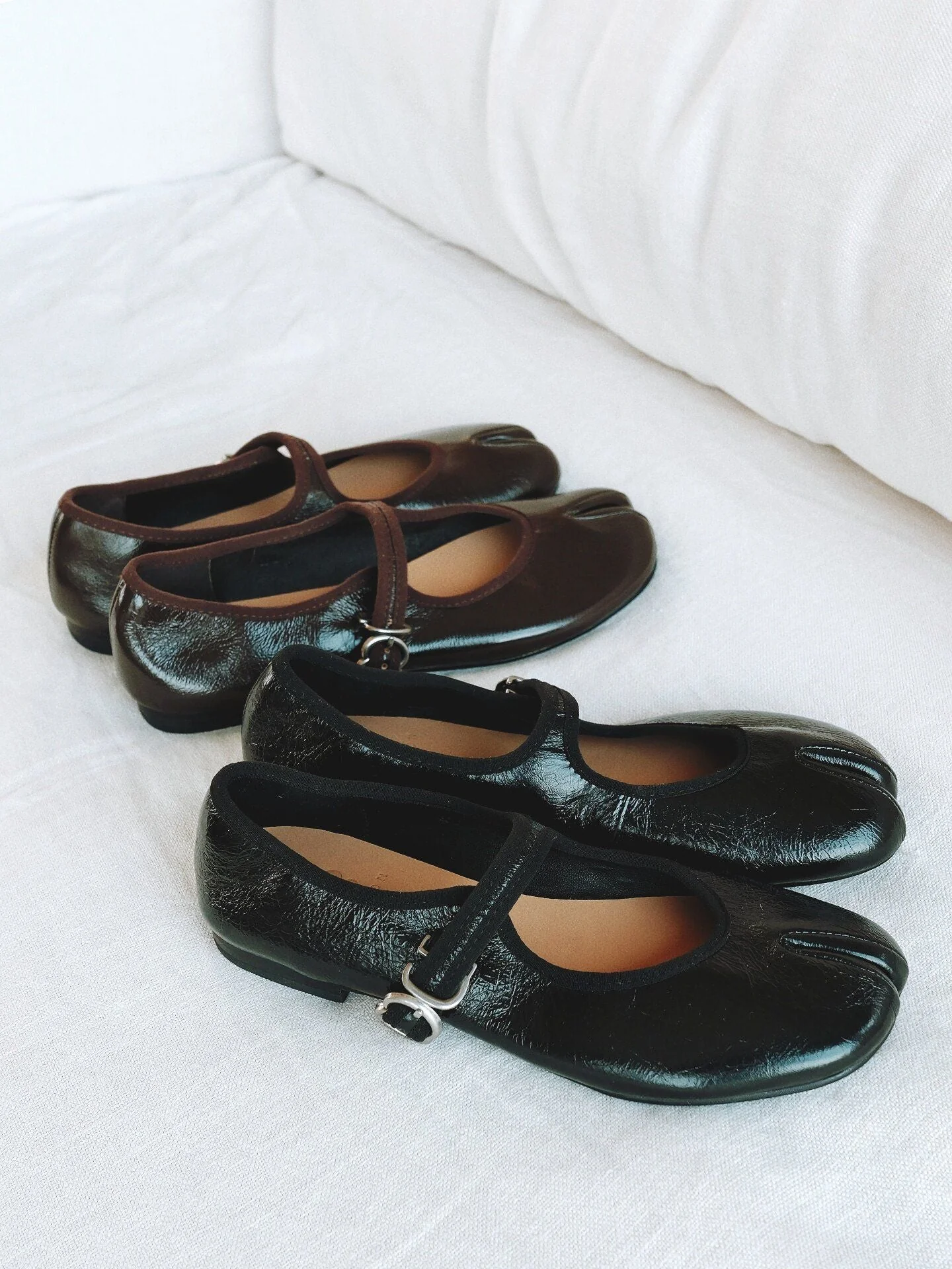 Top Grain Leather Split-Toe Mary Janes - Image 2