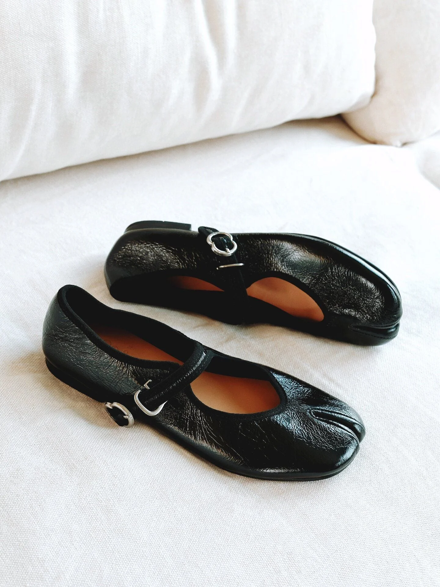 Top Grain Leather Split-Toe Mary Janes - Image 3