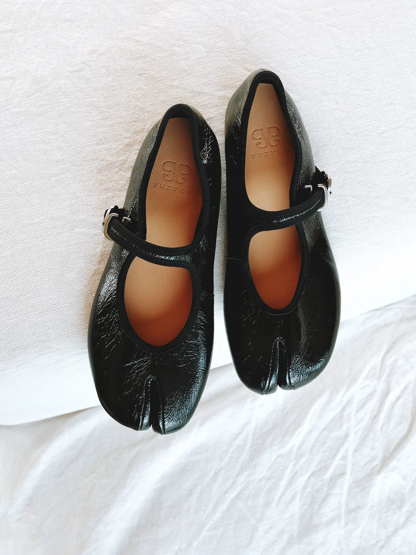 Top Grain Leather Split-Toe Mary Janes - Image 5