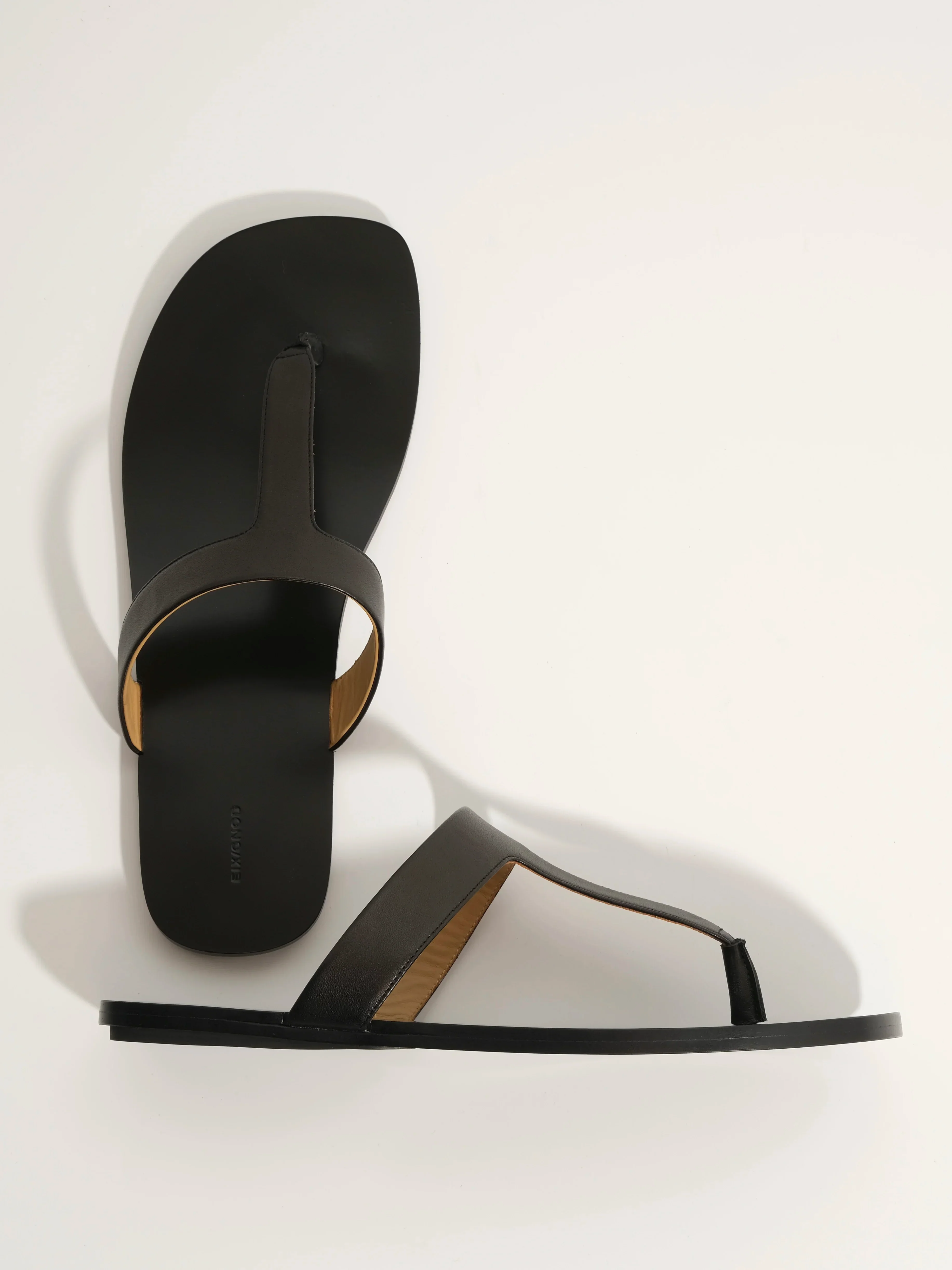 Top-Grain Leather Thong Sandals - Image 3