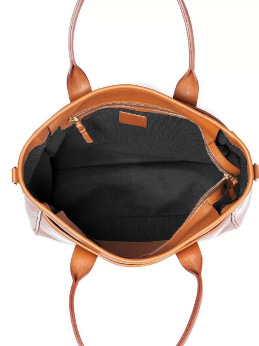 Top-Grain Leather Tote - Image 4