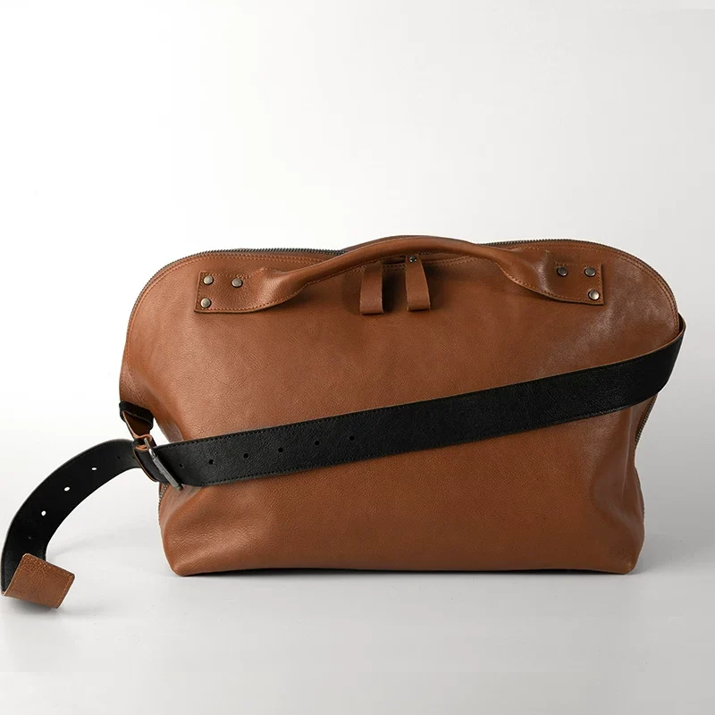 Top Grain Leather Weekender - Image 10