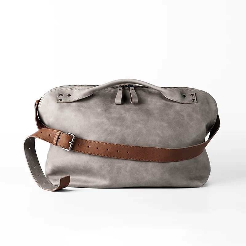 Top Grain Leather Weekender - Image 9