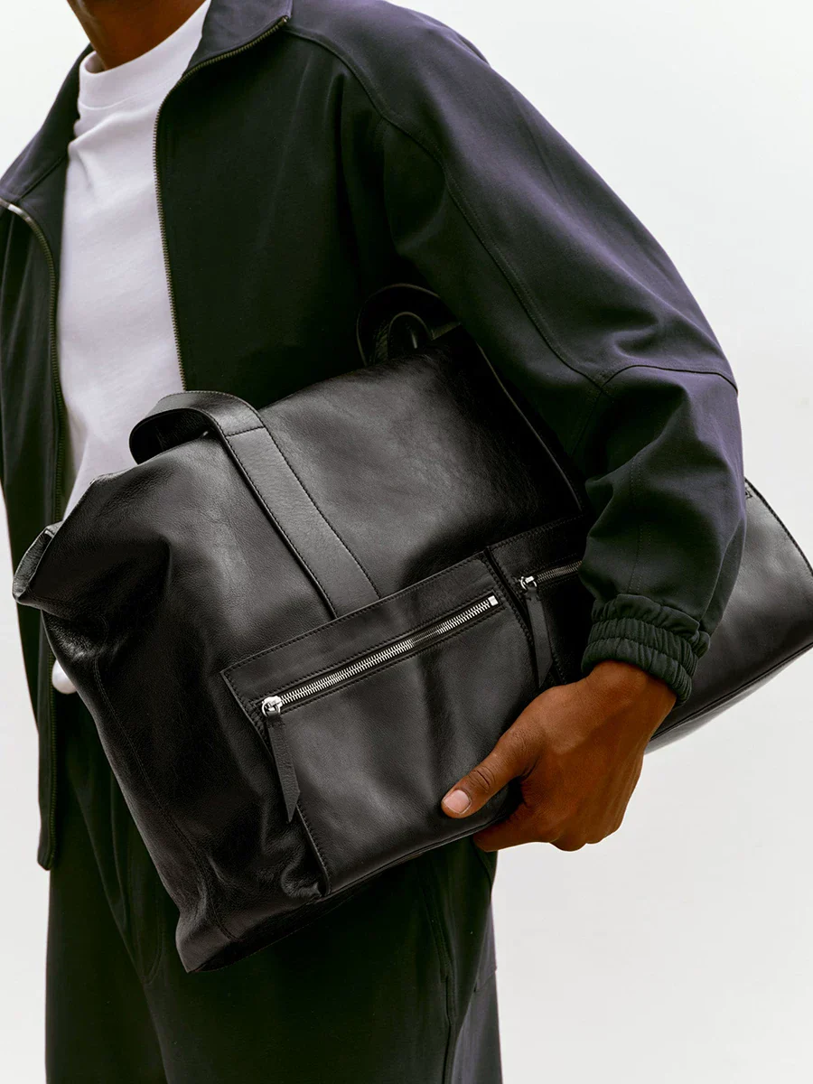 Top-Grain Leather Weekender