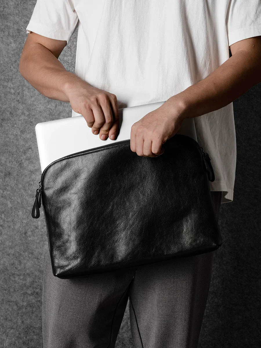 Top Grain Leather Zip Folio - Image 4