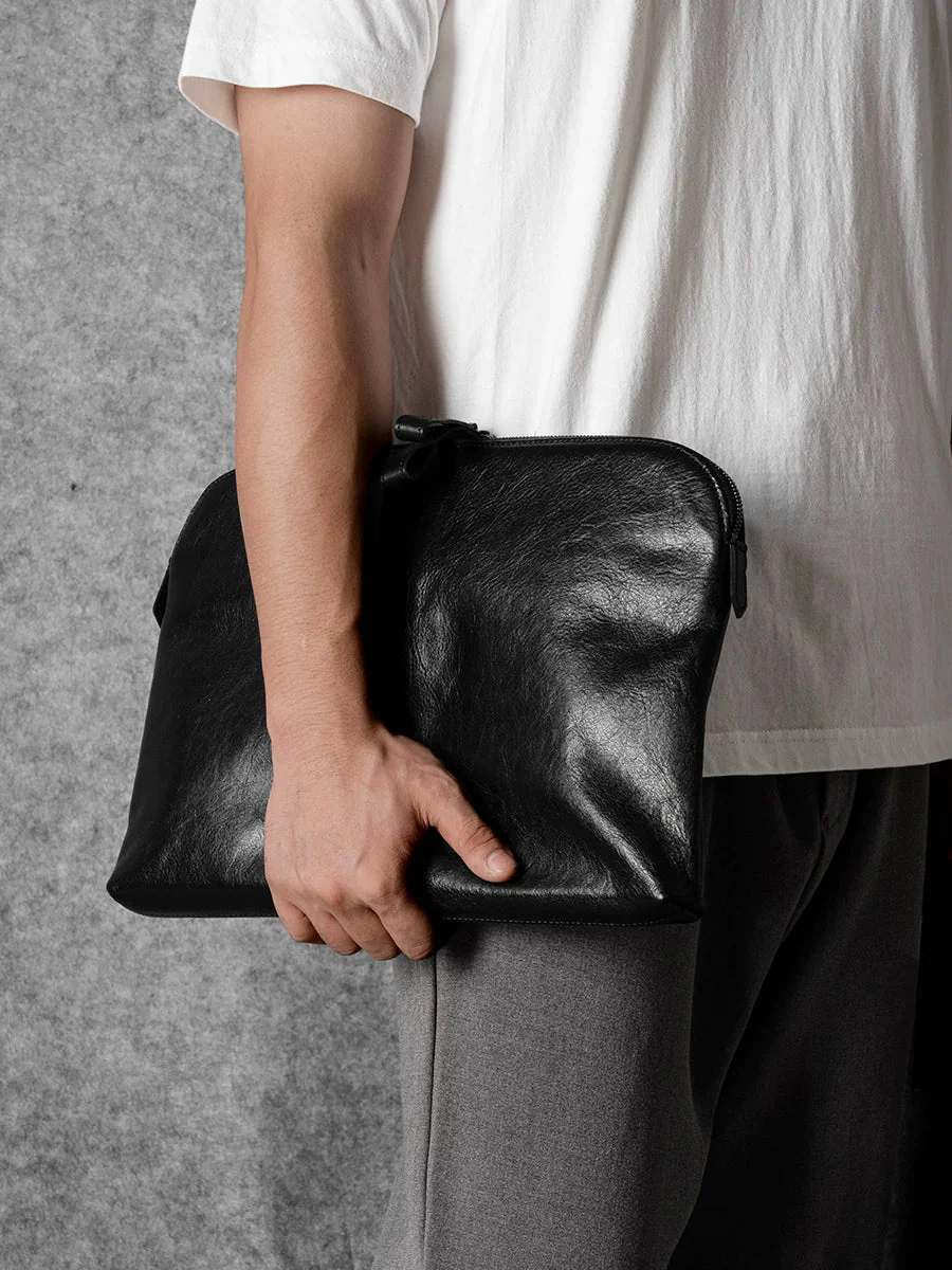 Top Grain Leather Zip Folio - Image 5