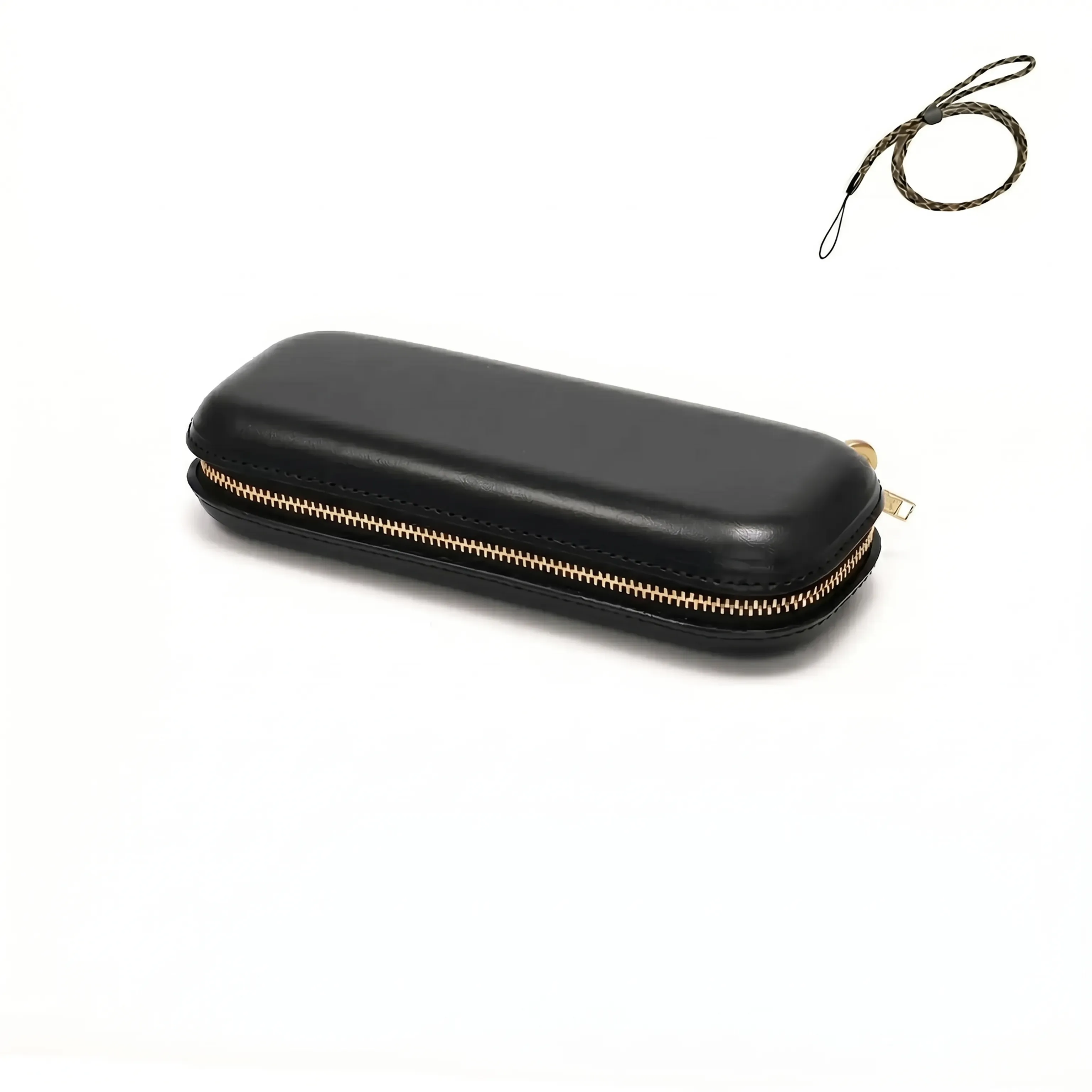Top Grain Leather Zippered Glasses Case - Image 15