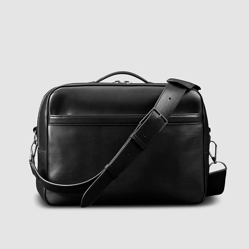 Top-Grain Pebbled Leather Crossbody Bag - Image 7