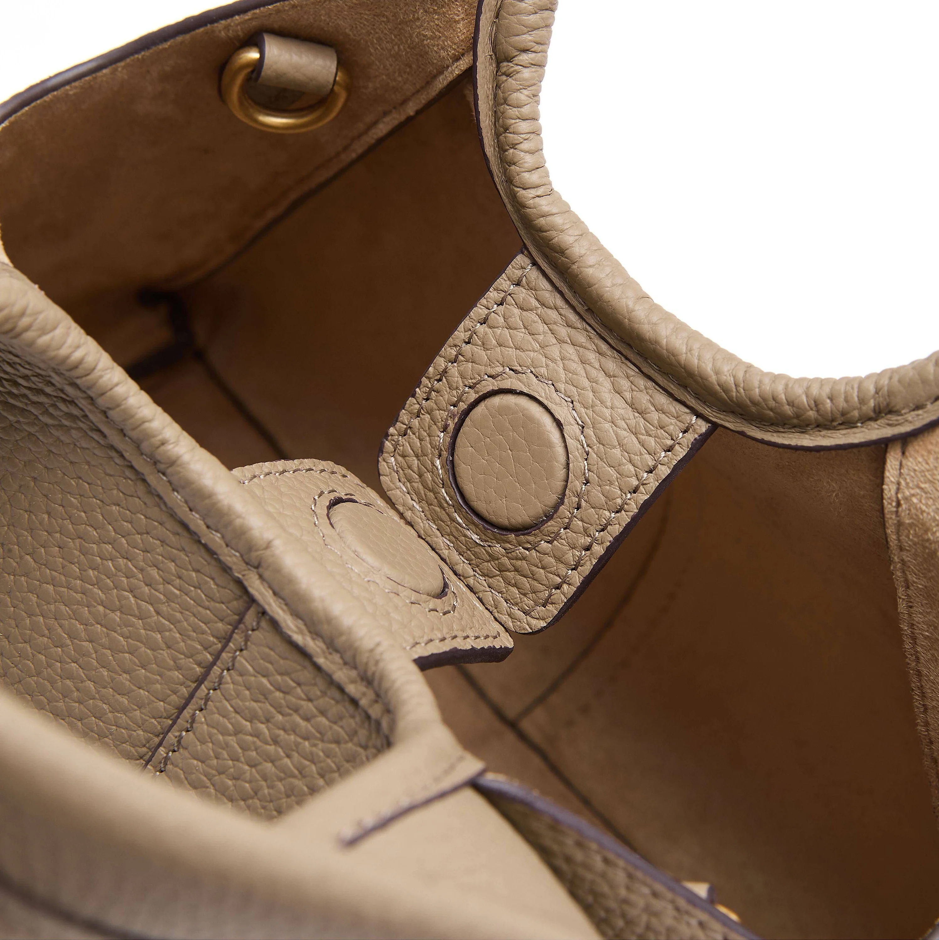 Top-Grain Pebbled Leather Tote