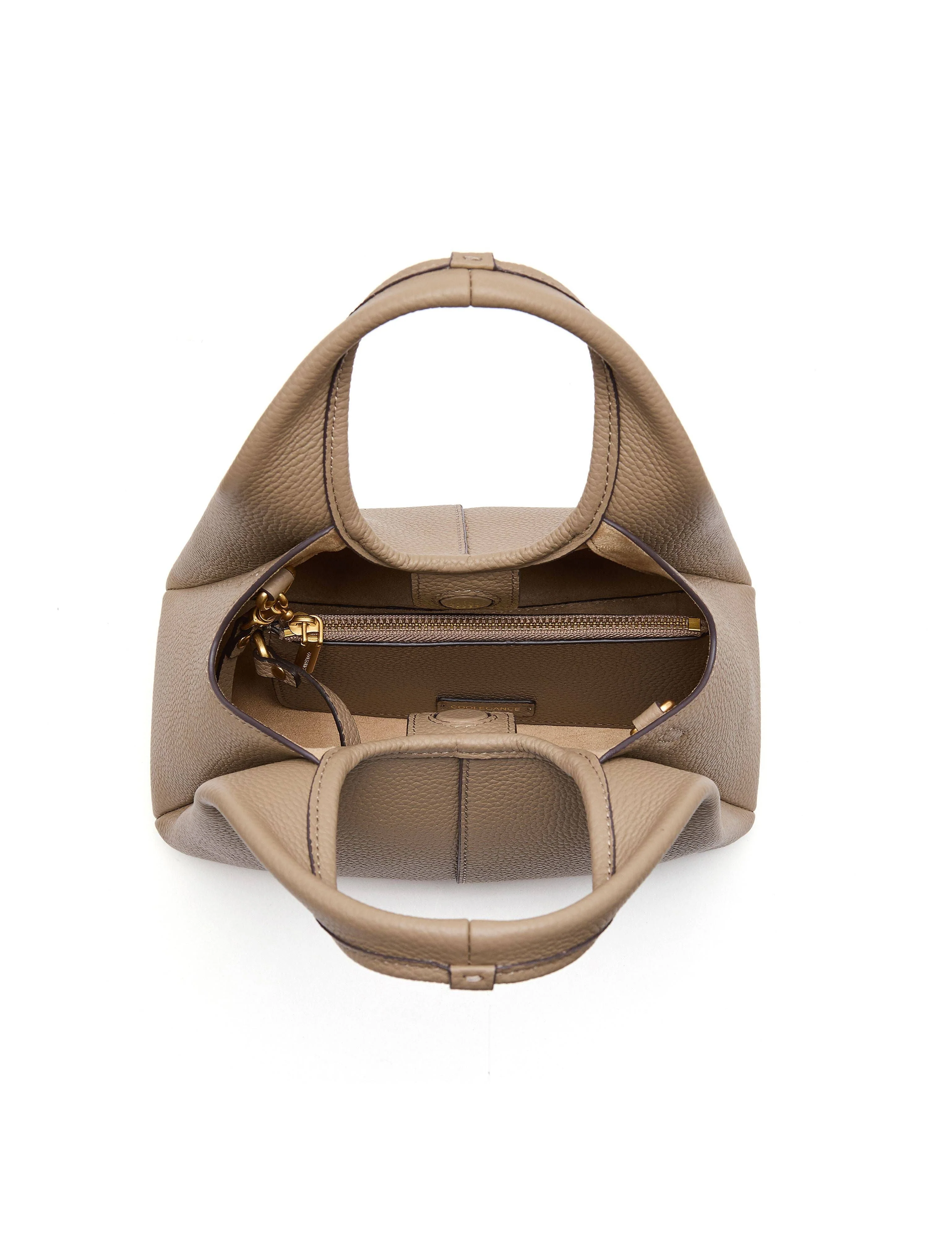 Top-Grain Pebbled Leather Tote - Image 3