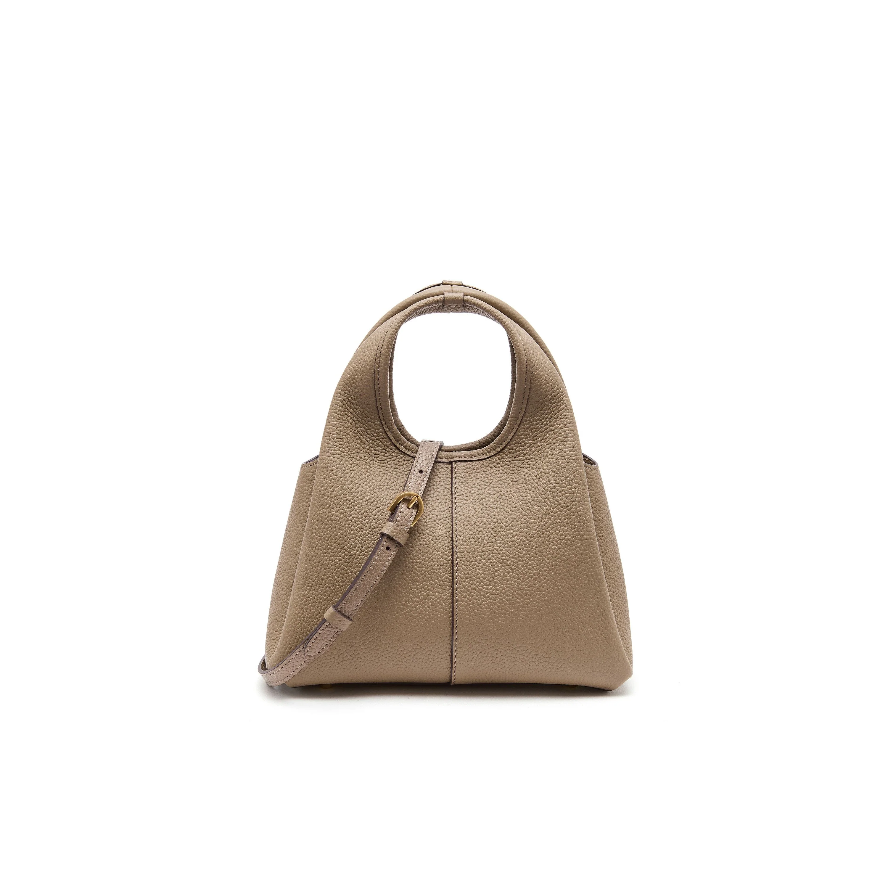 Top-Grain Pebbled Leather Tote - Image 6