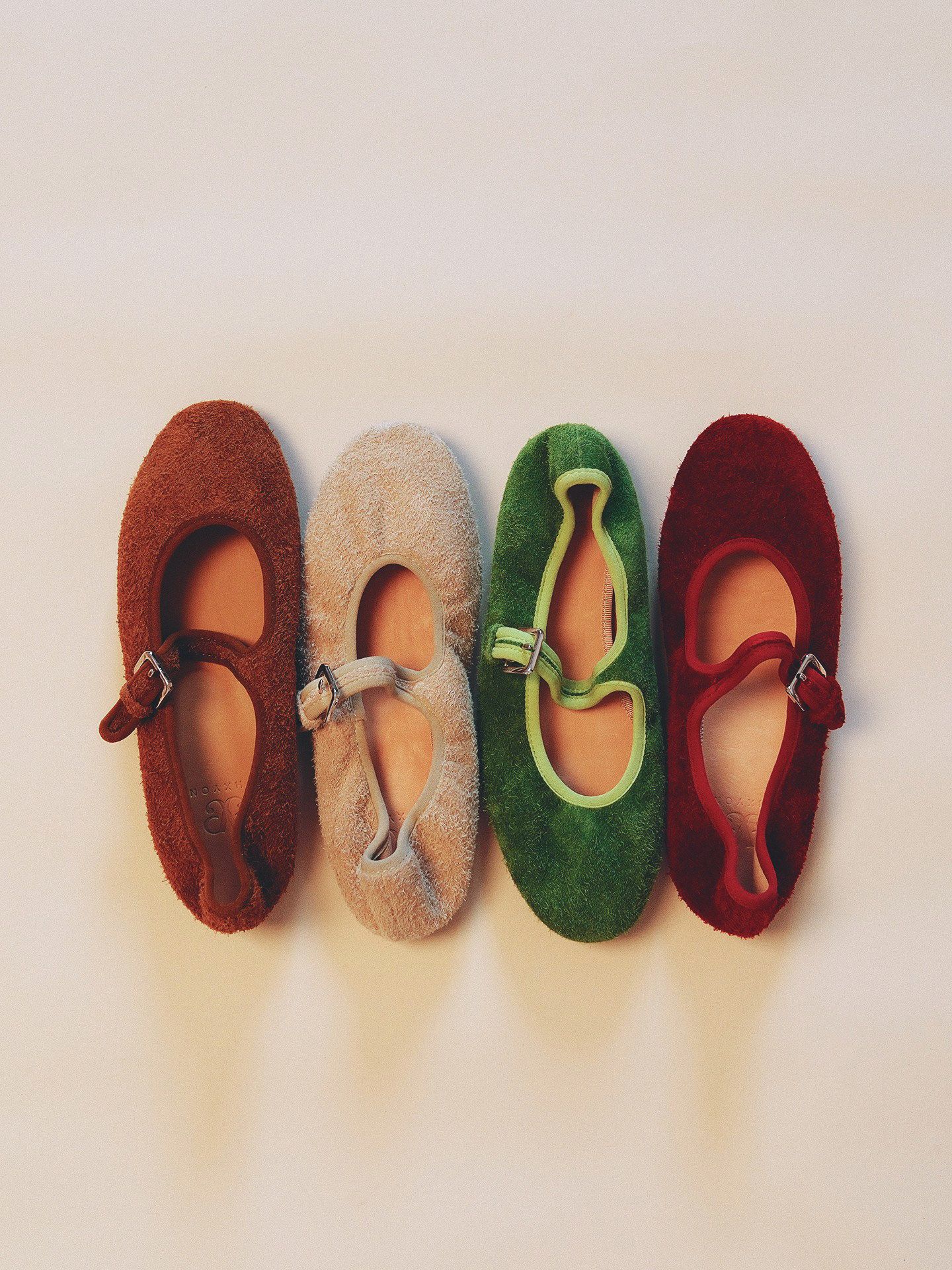 Top-Grain Suede Mary Jane Flats - Image 5
