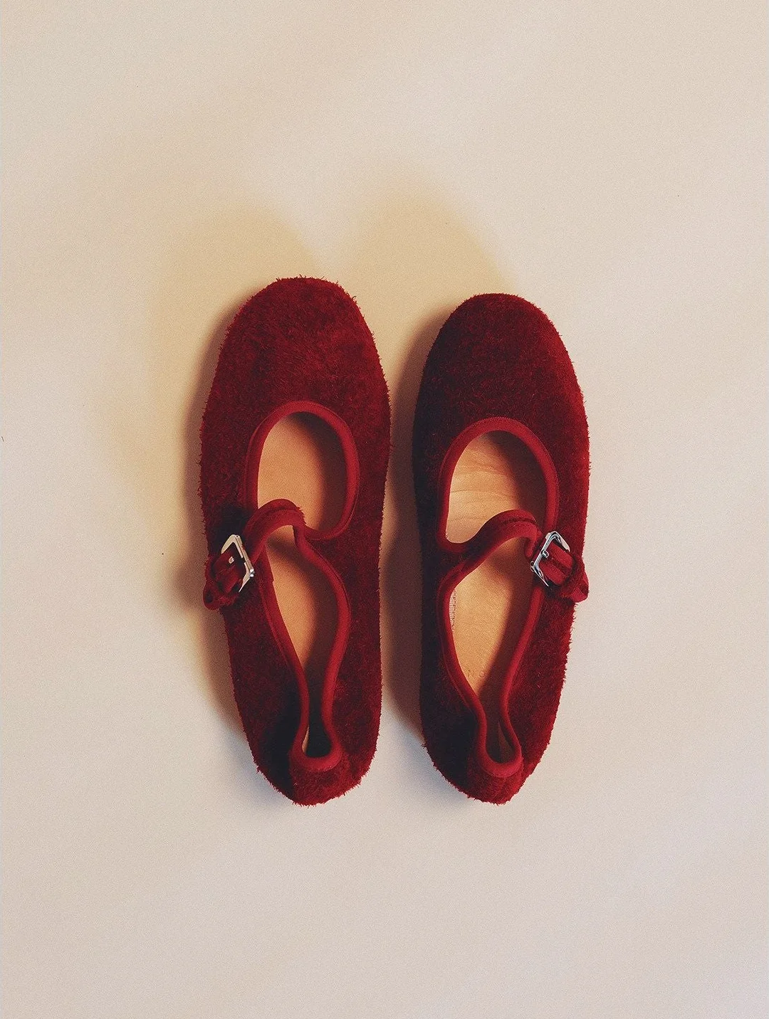 Top-Grain Suede Mary Jane Flats - Image 7
