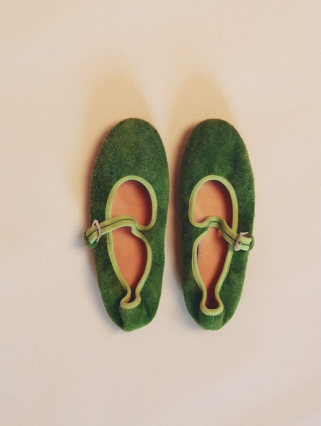 Top-Grain Suede Mary Jane Flats - Image 8