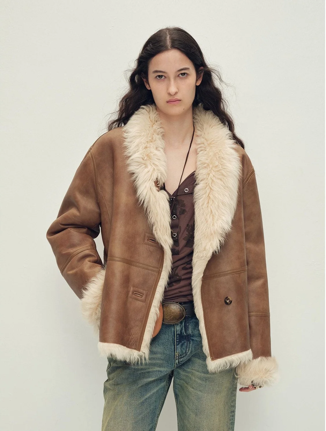 Toscana Shearling Jacket - Image 7