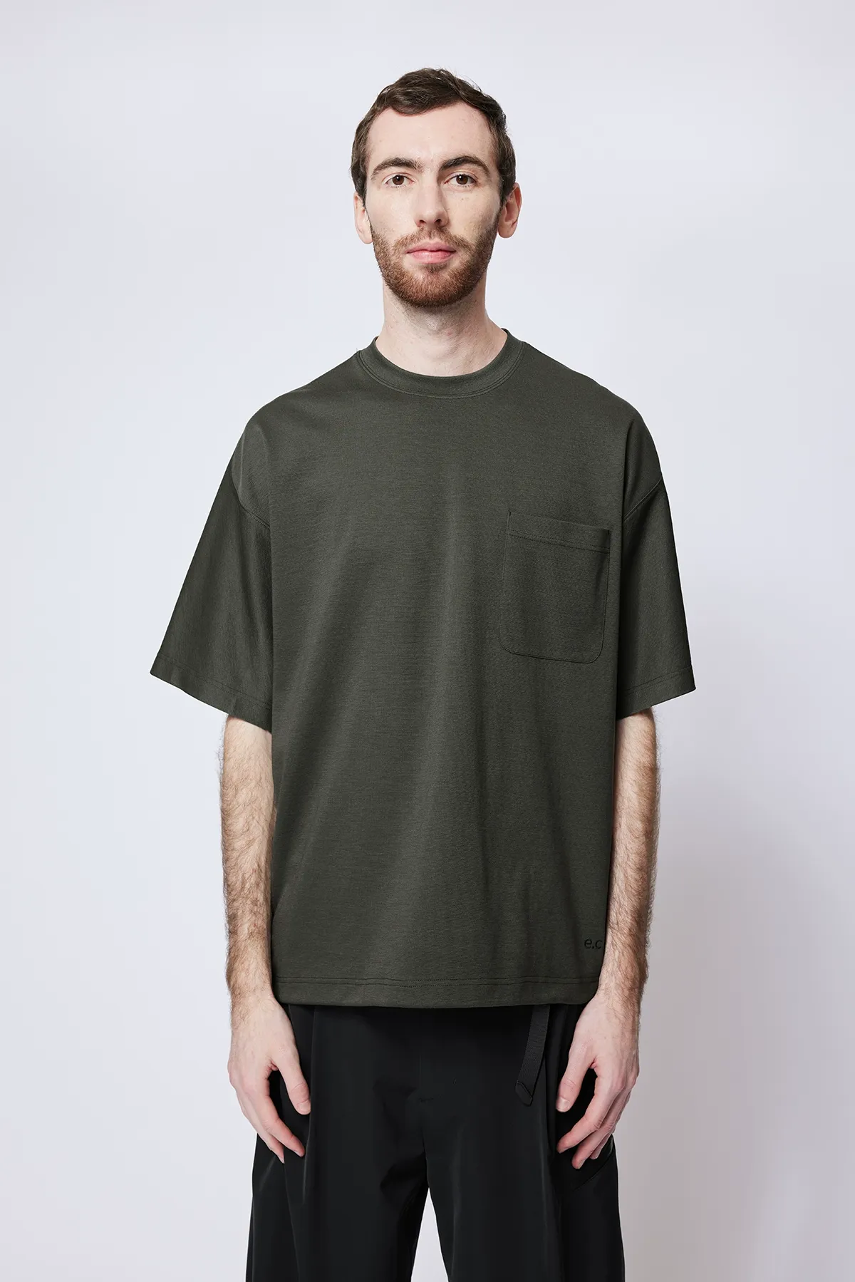 Triacetate Drawstring Pocket Tee - Image 4