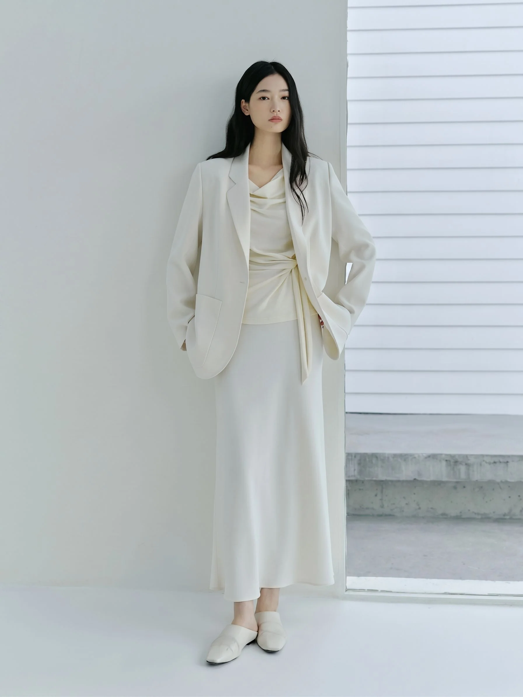 Triacetate Midi Skirt - Image 2